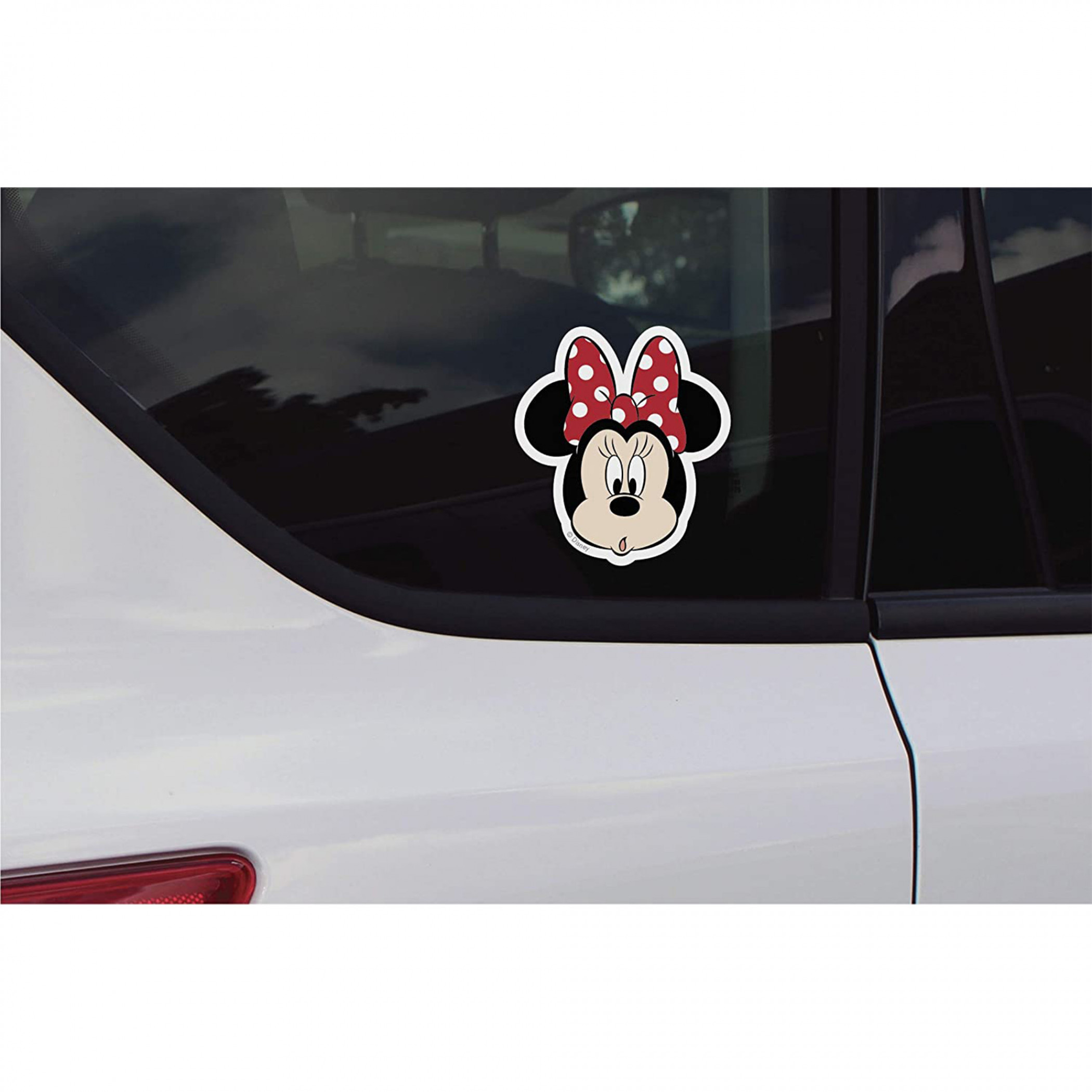 Disney Minnie Mouse Surprised Vinyl Car Emblem