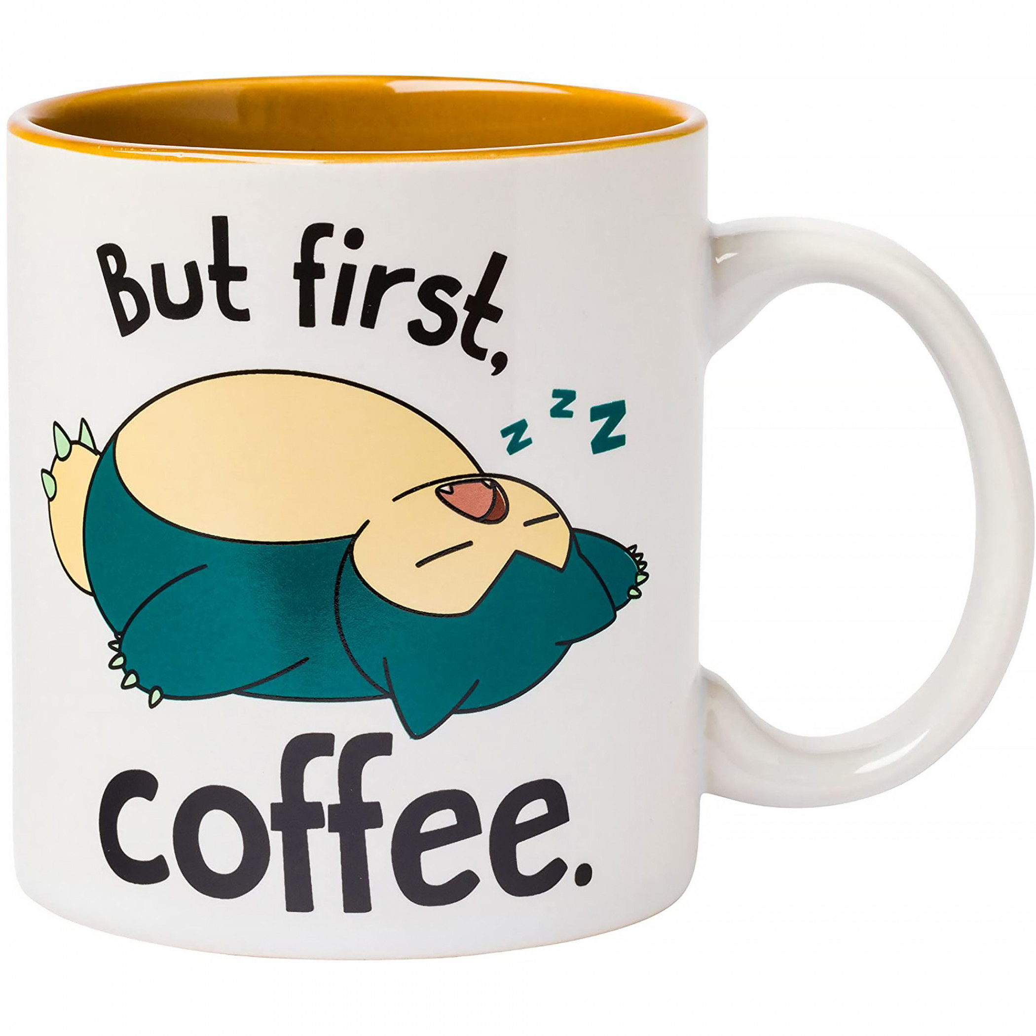 Pokémon Snorlax But First Coffee 20z Ceramic Mug