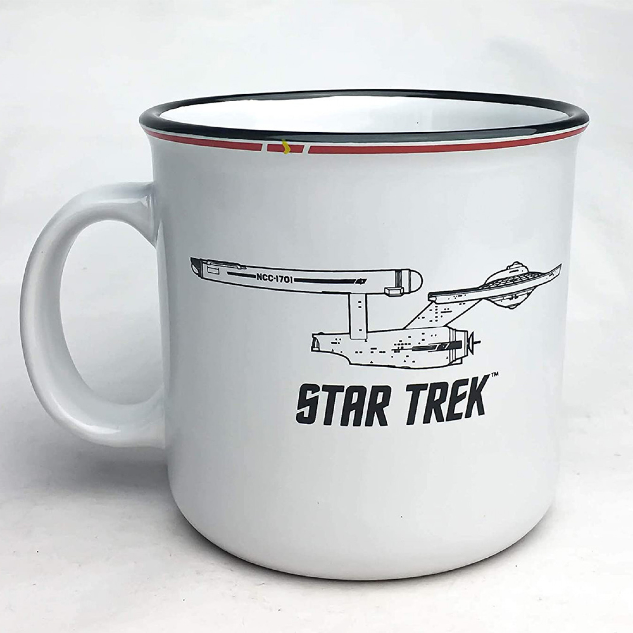 Stark Trek Property of U.S.S. Enterprise 20 Ounce Camper Mug