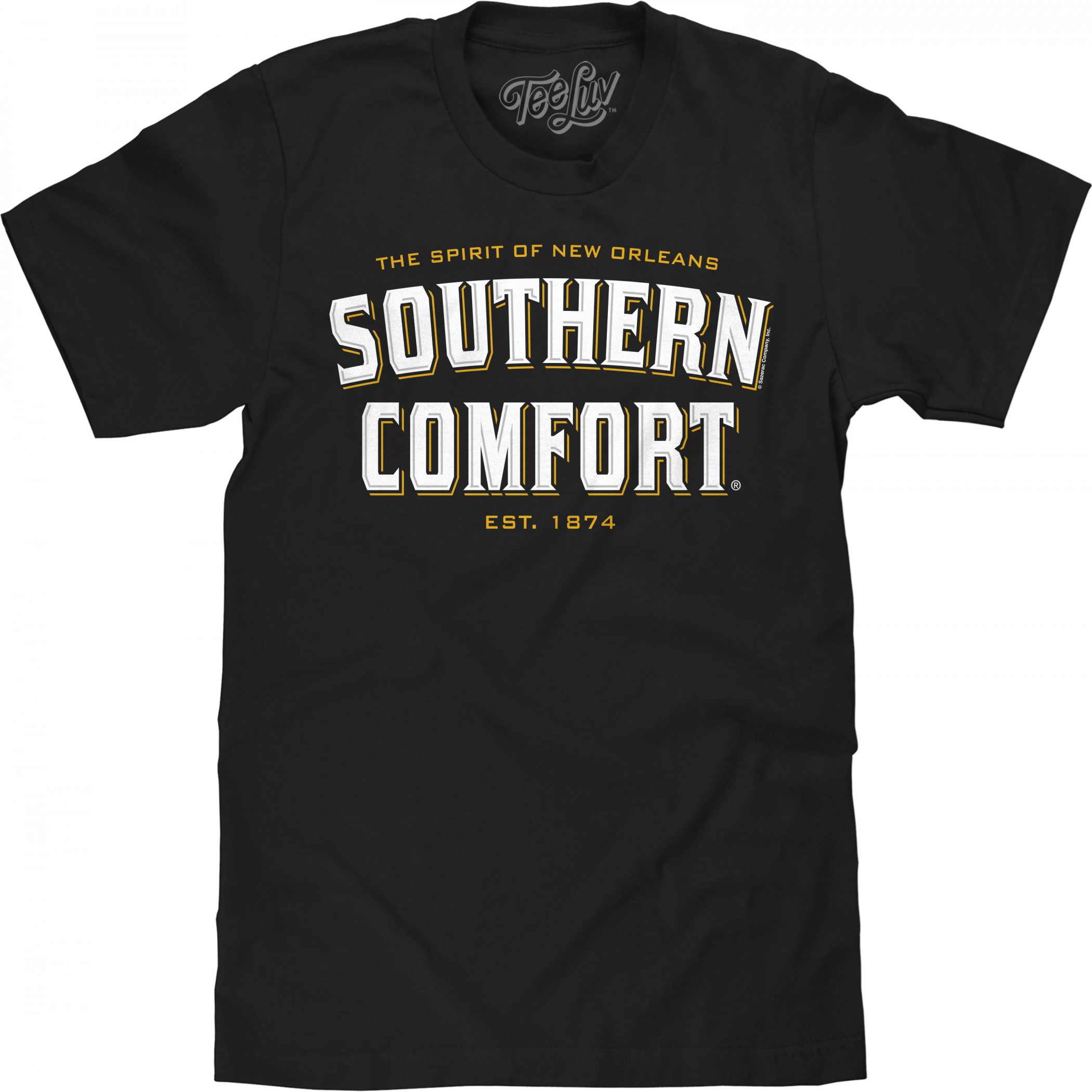 Southern Comfort Whiskey Logo Black Colorway T-Shirt