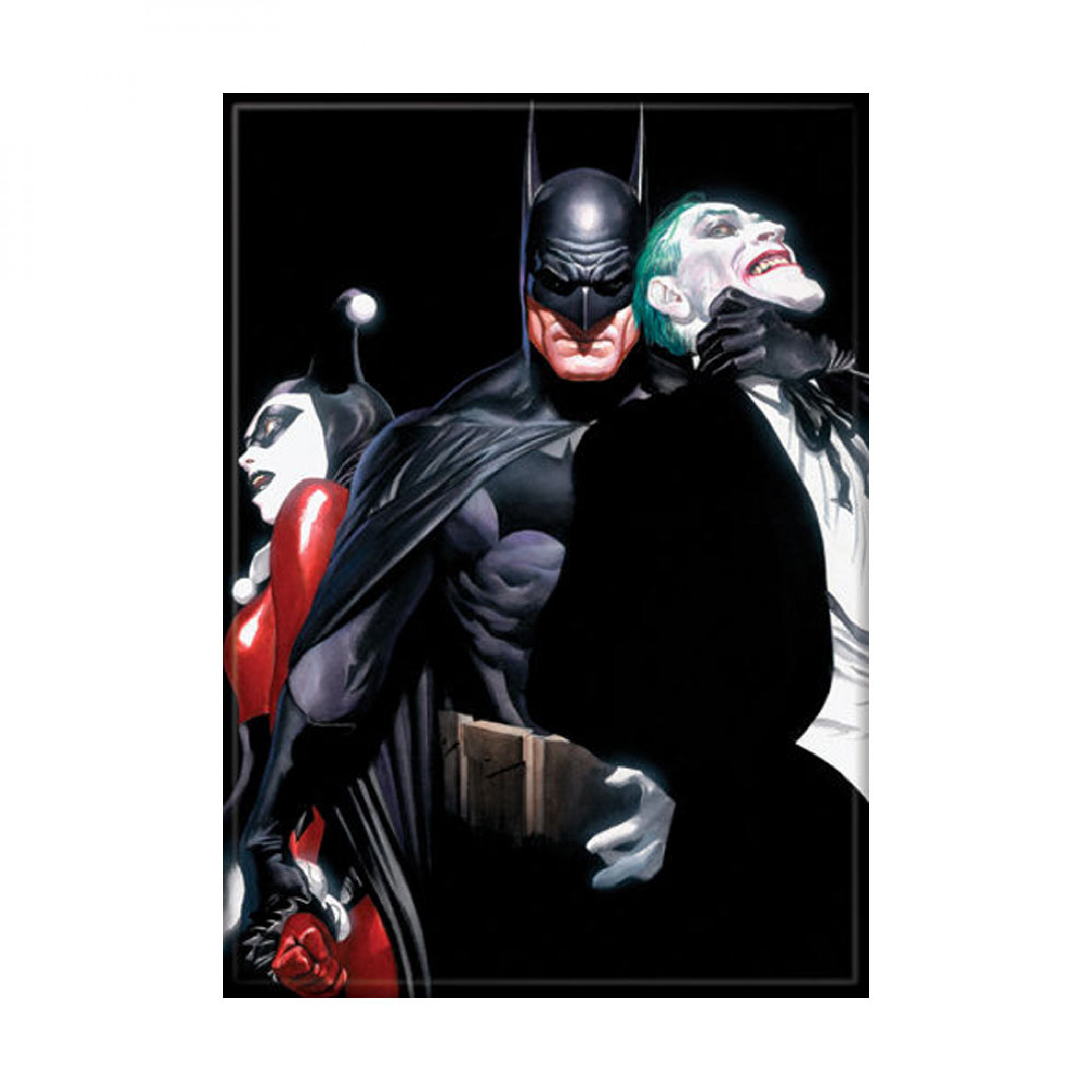 Alex Ross Harley Joker Batman Print Photo Magnet
