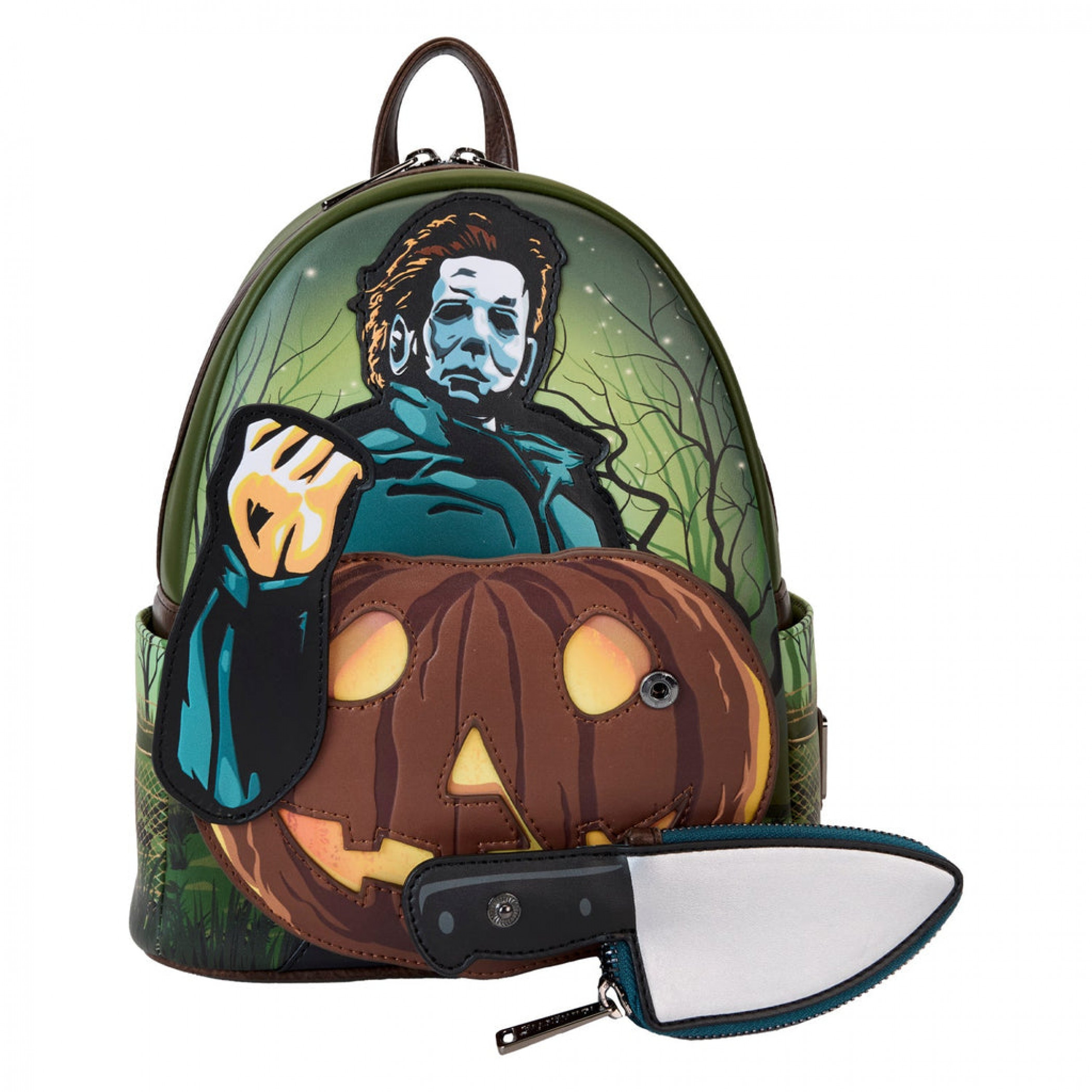 Halloween Michael Myers Glow in the Dark Mini Backpack By Loungefly