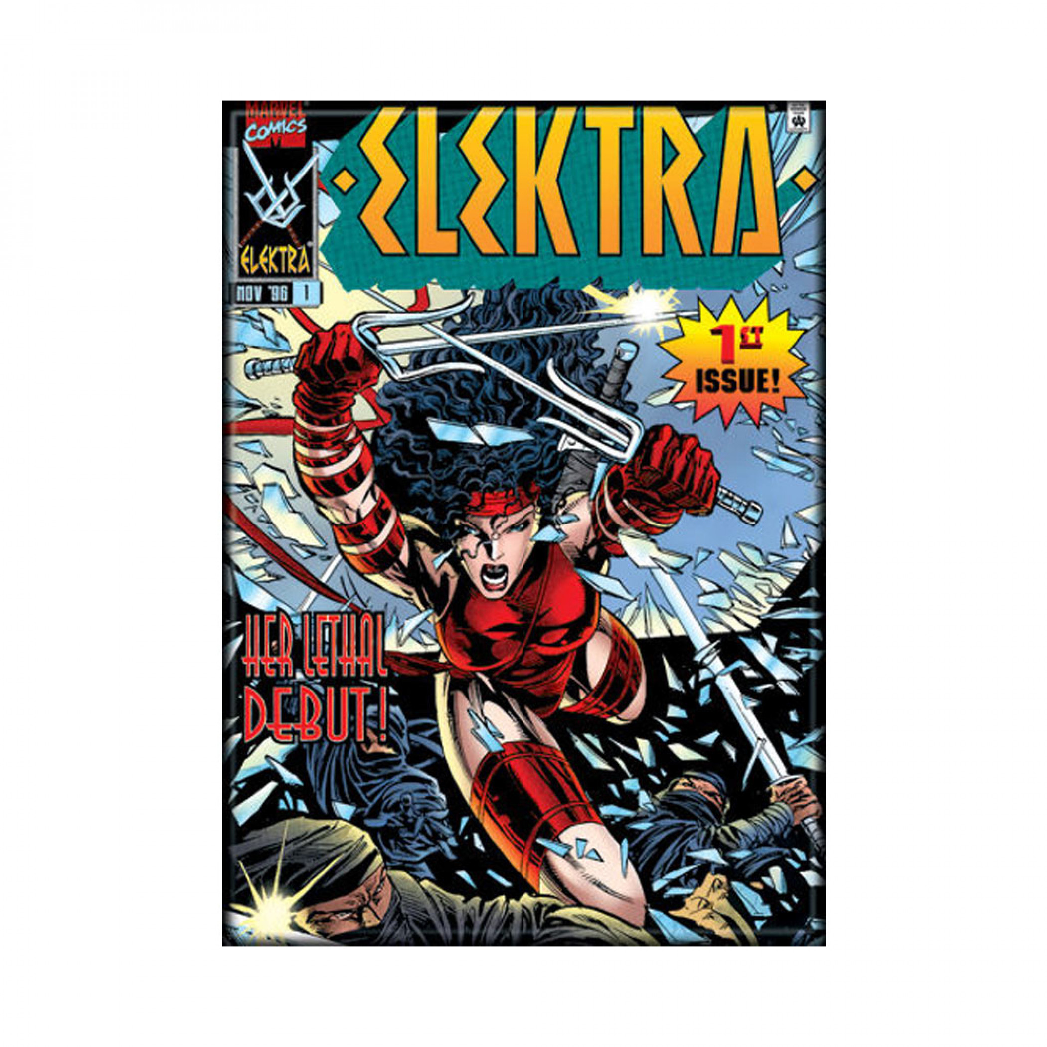 Elektra Variant Comic Cover Photo Magnet