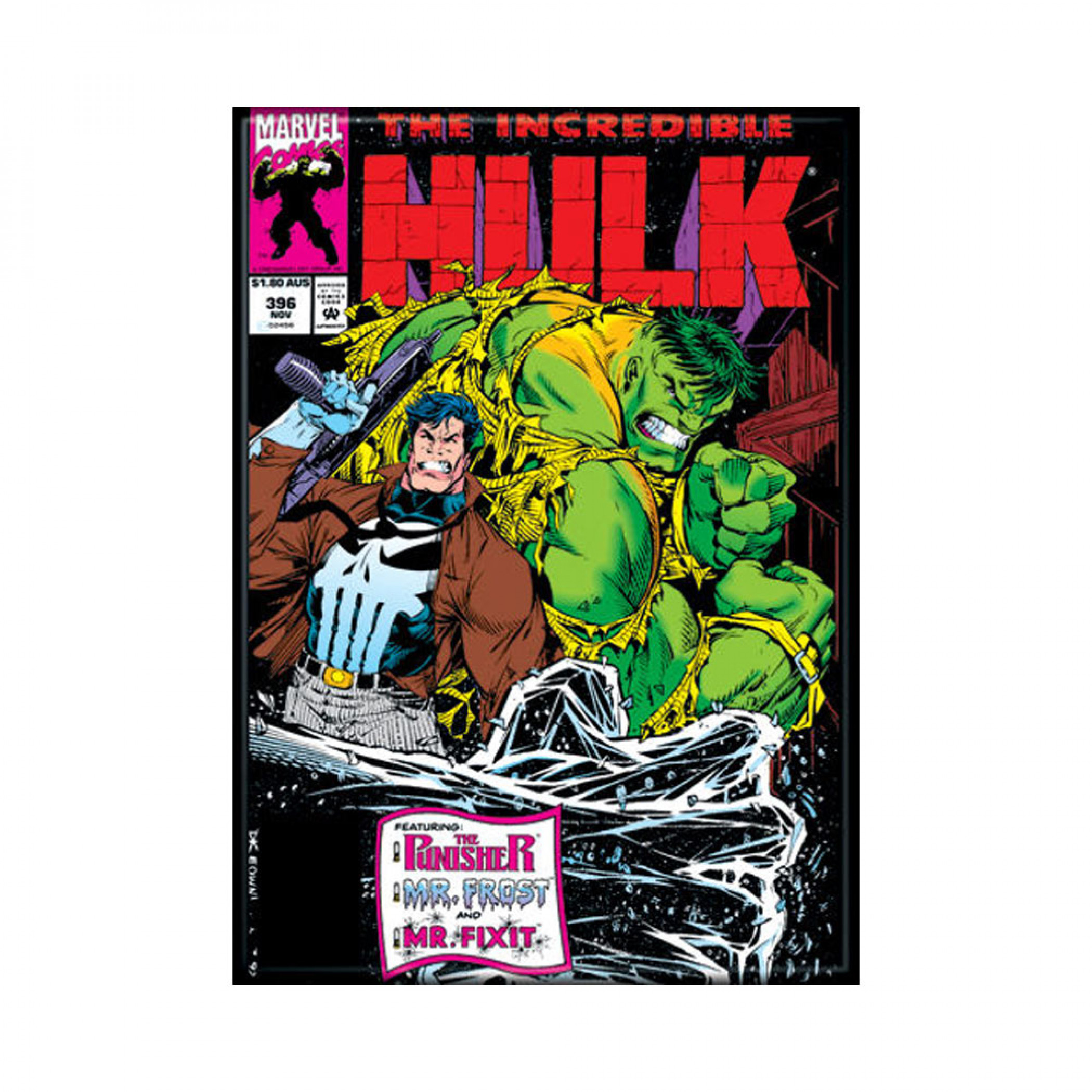 Incredible Hulk Comic Cover #396 Photo Magnet