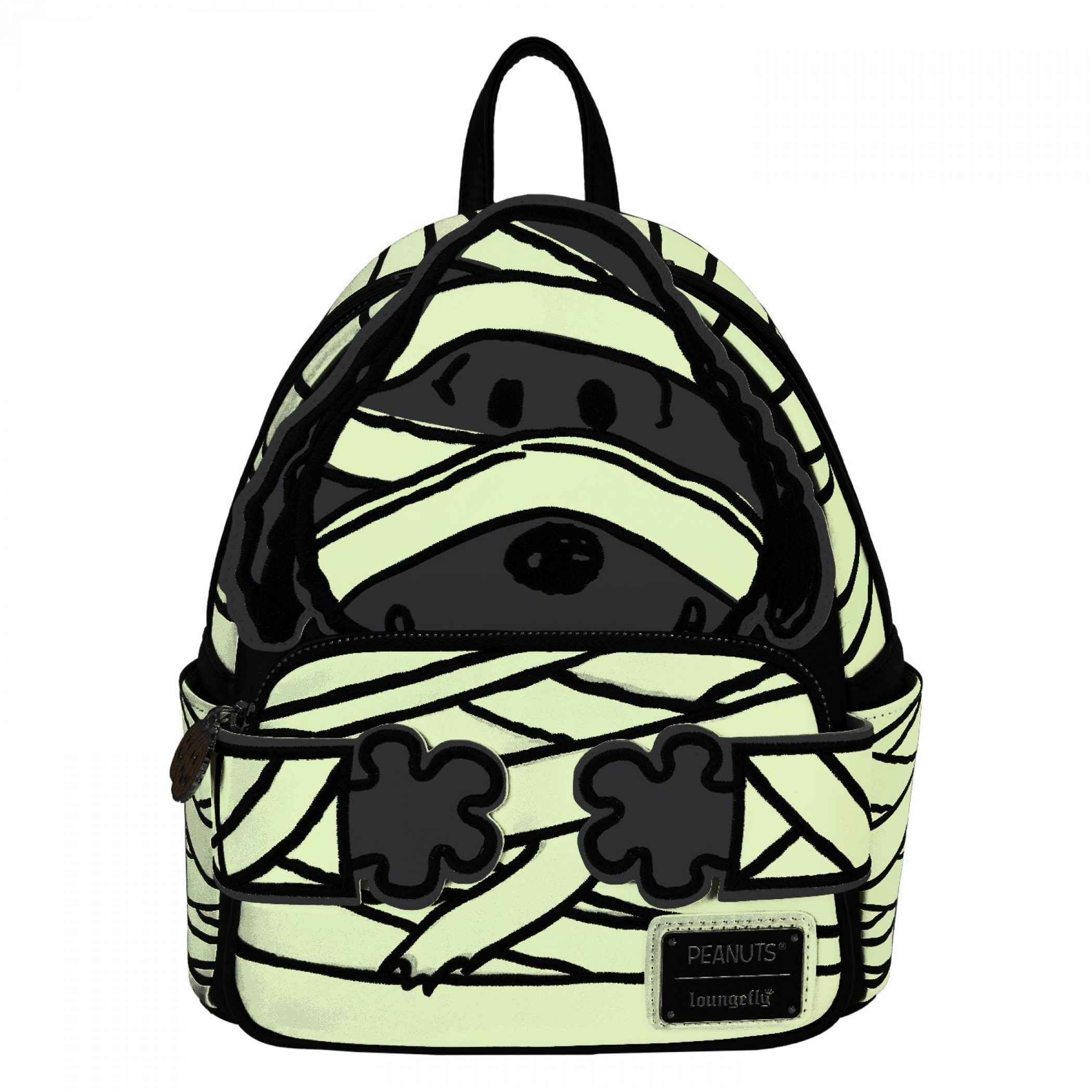 Peanuts Snoopy Mummy Glow in the Dark Mini Backpack By Loungefly