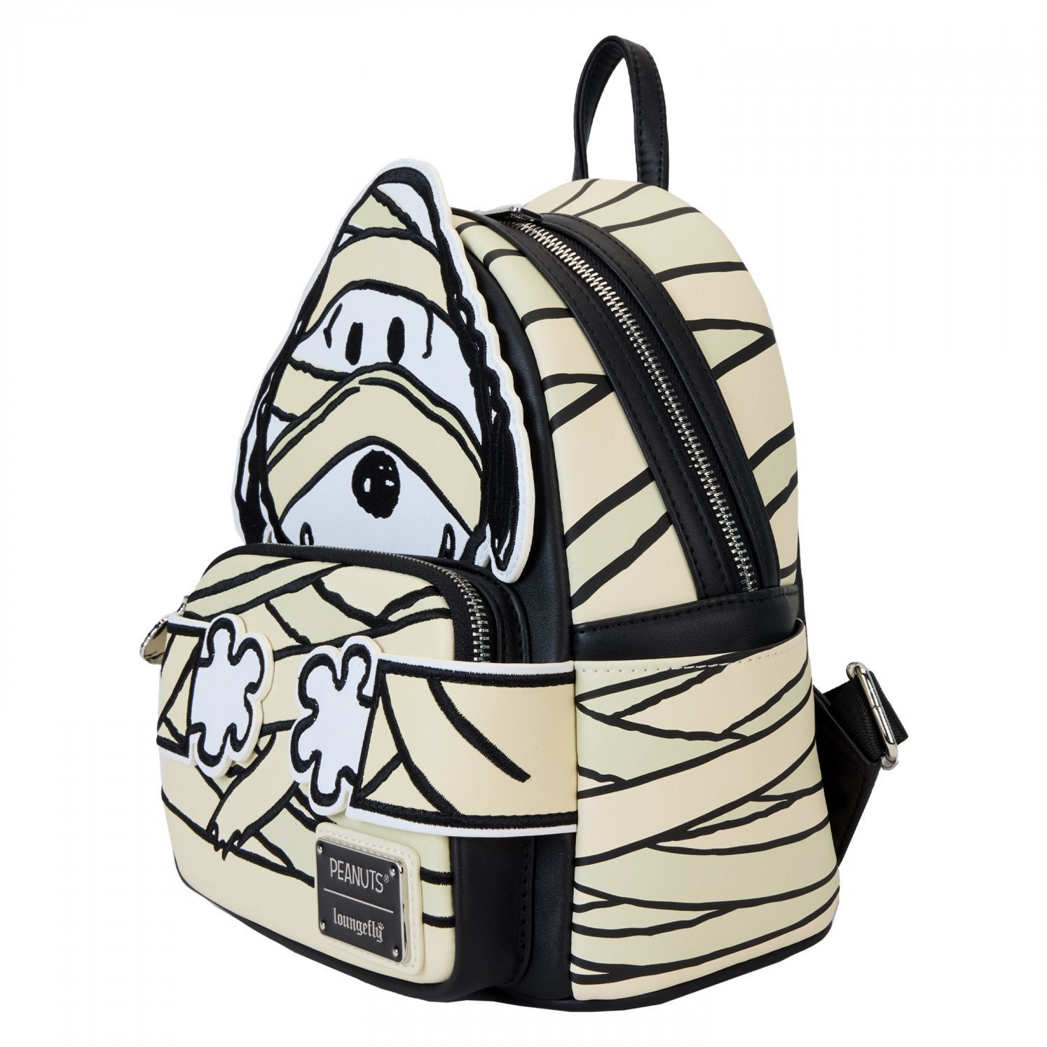 Peanuts Snoopy Mummy Glow in the Dark Mini Backpack By Loungefly