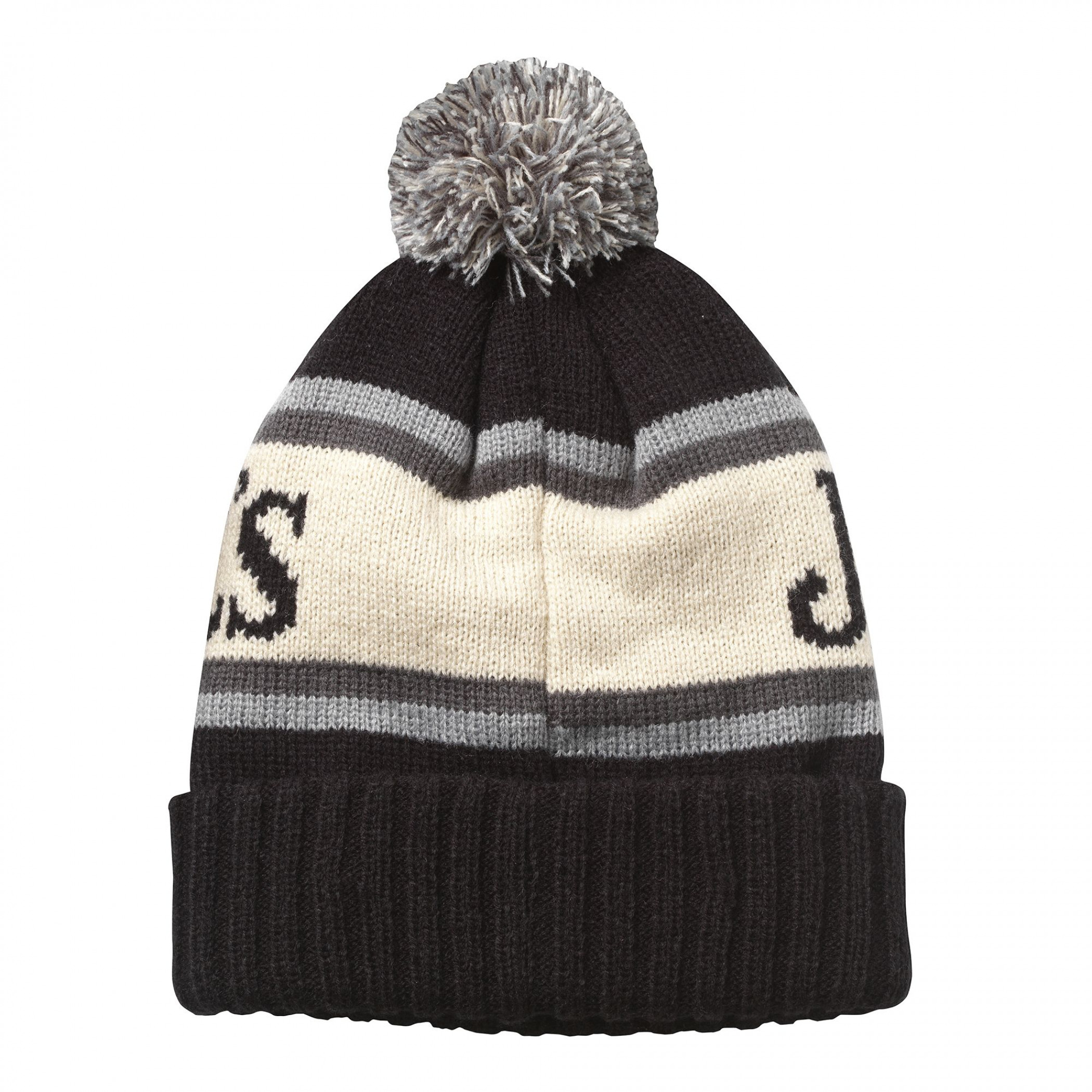 Jack Daniel's Cuffed Knit Beanie with Pom