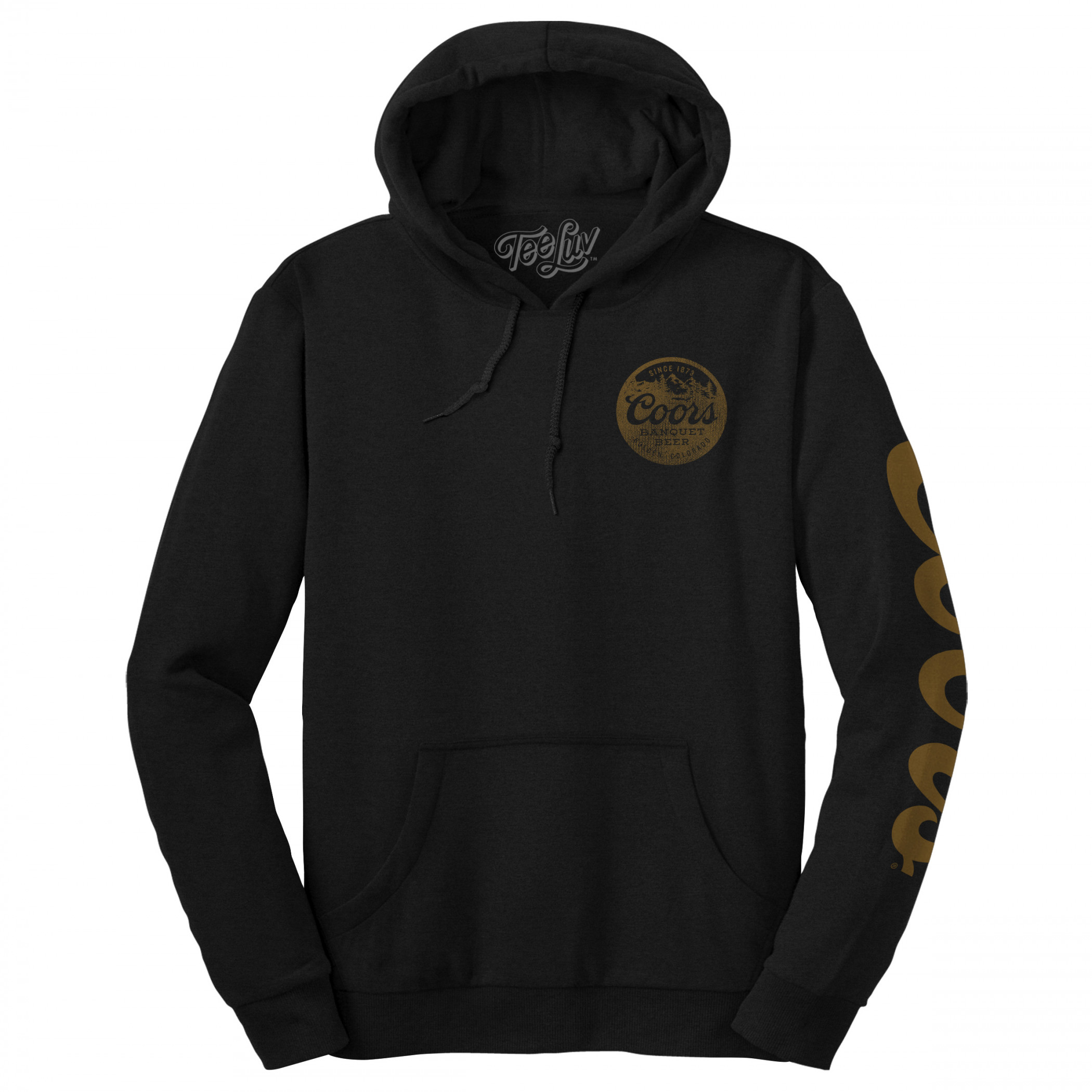 Coors Banquet Golden Colorado Front, Back and Sleeve Print Hoodie