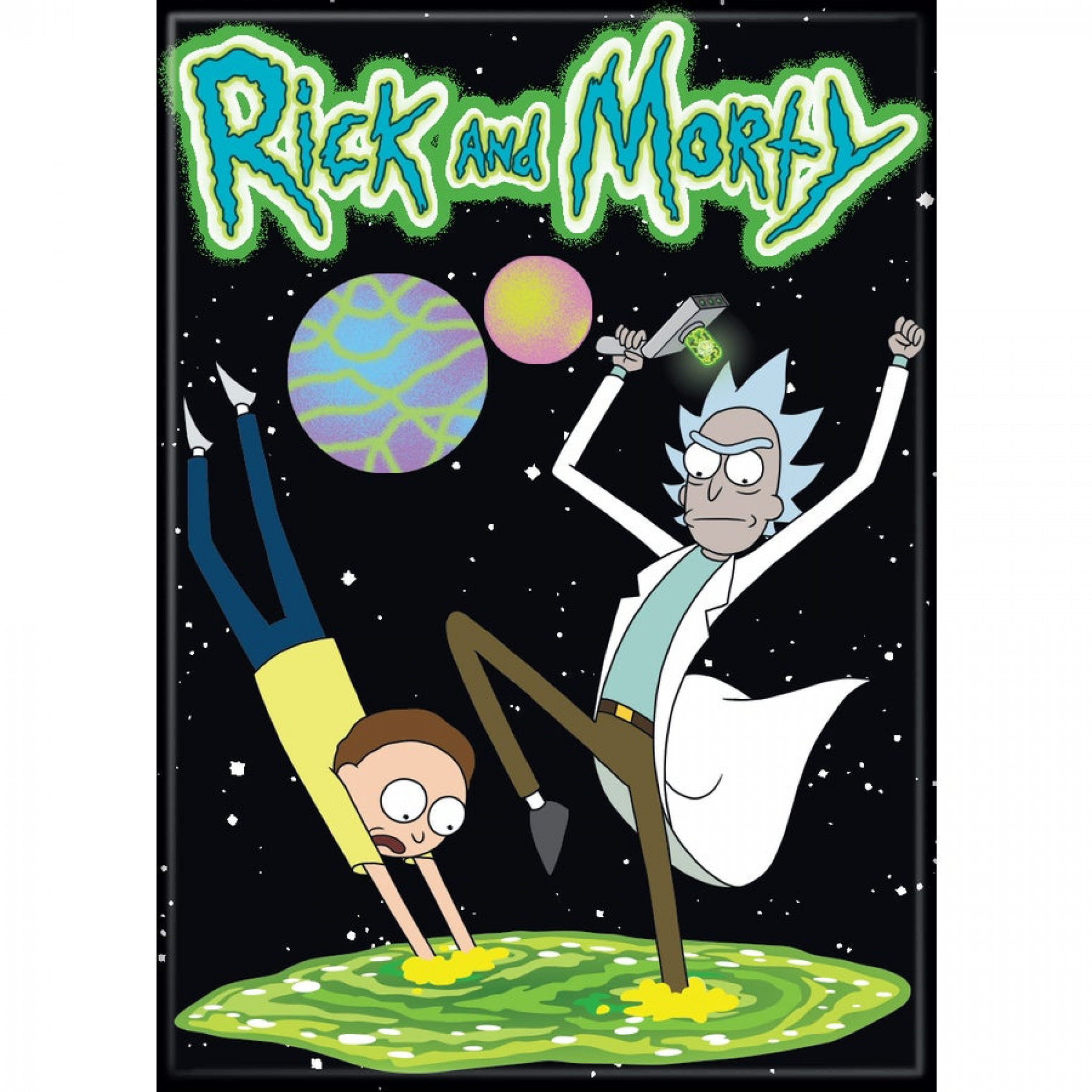 Rick And Morty Leaping In Magnet