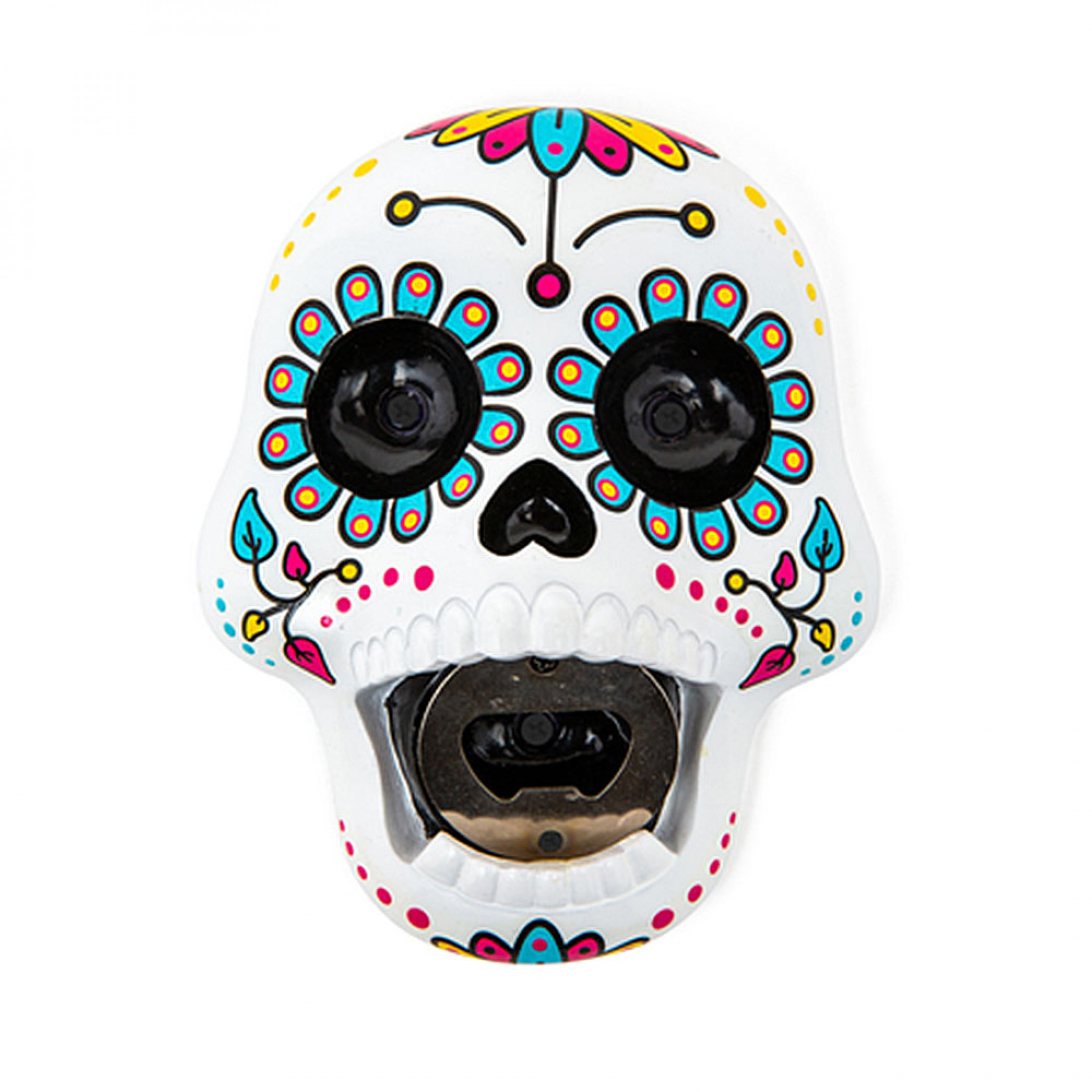 Sugar Skull Wall Mounted Bottle Opener