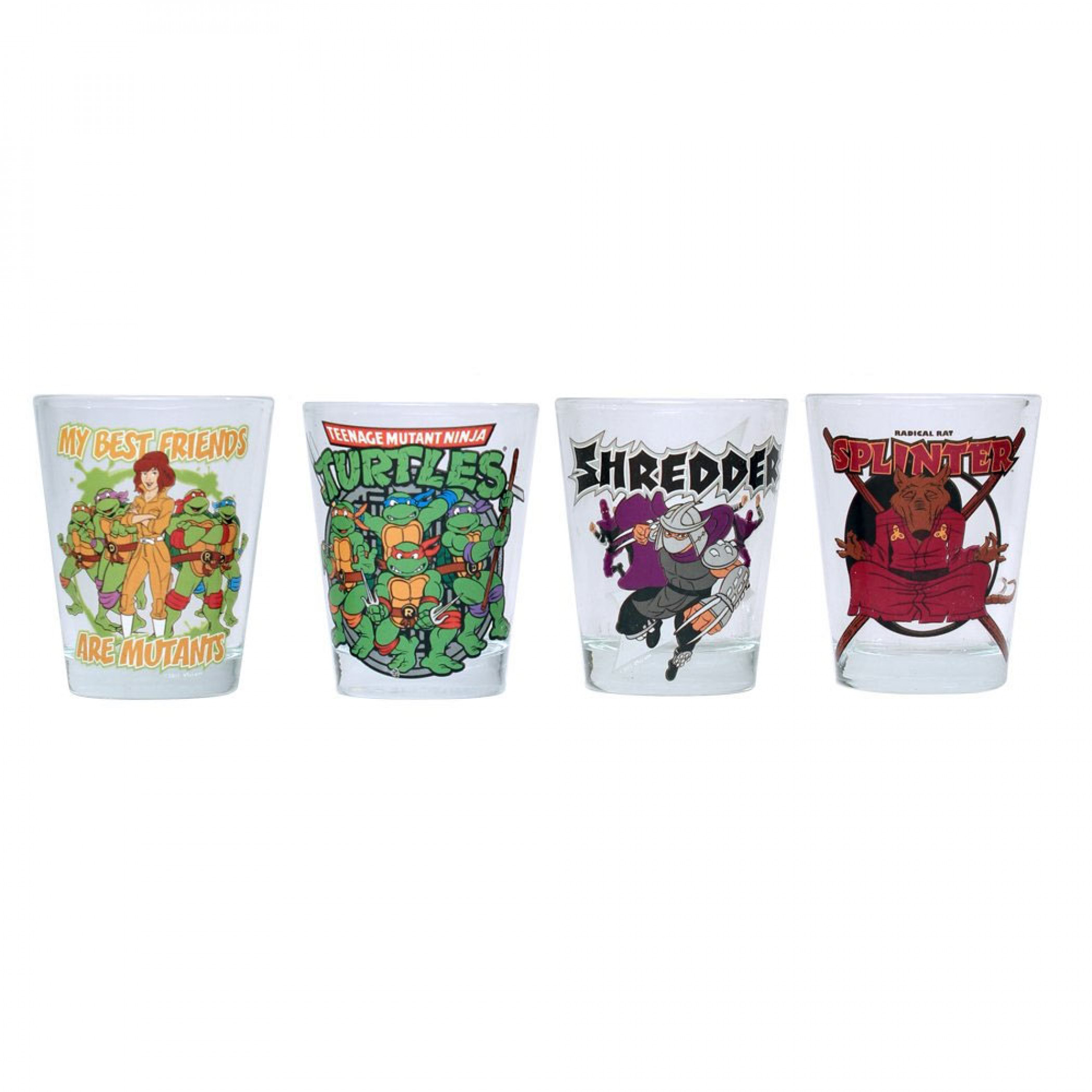 Teenage Mutant Ninja Turtles 4-Pack Shot Glass Set