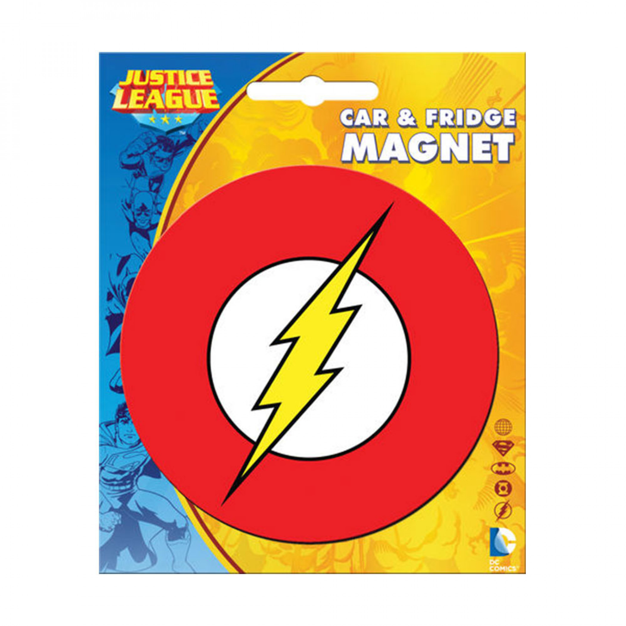 The Flash Car and Fridge Magnet