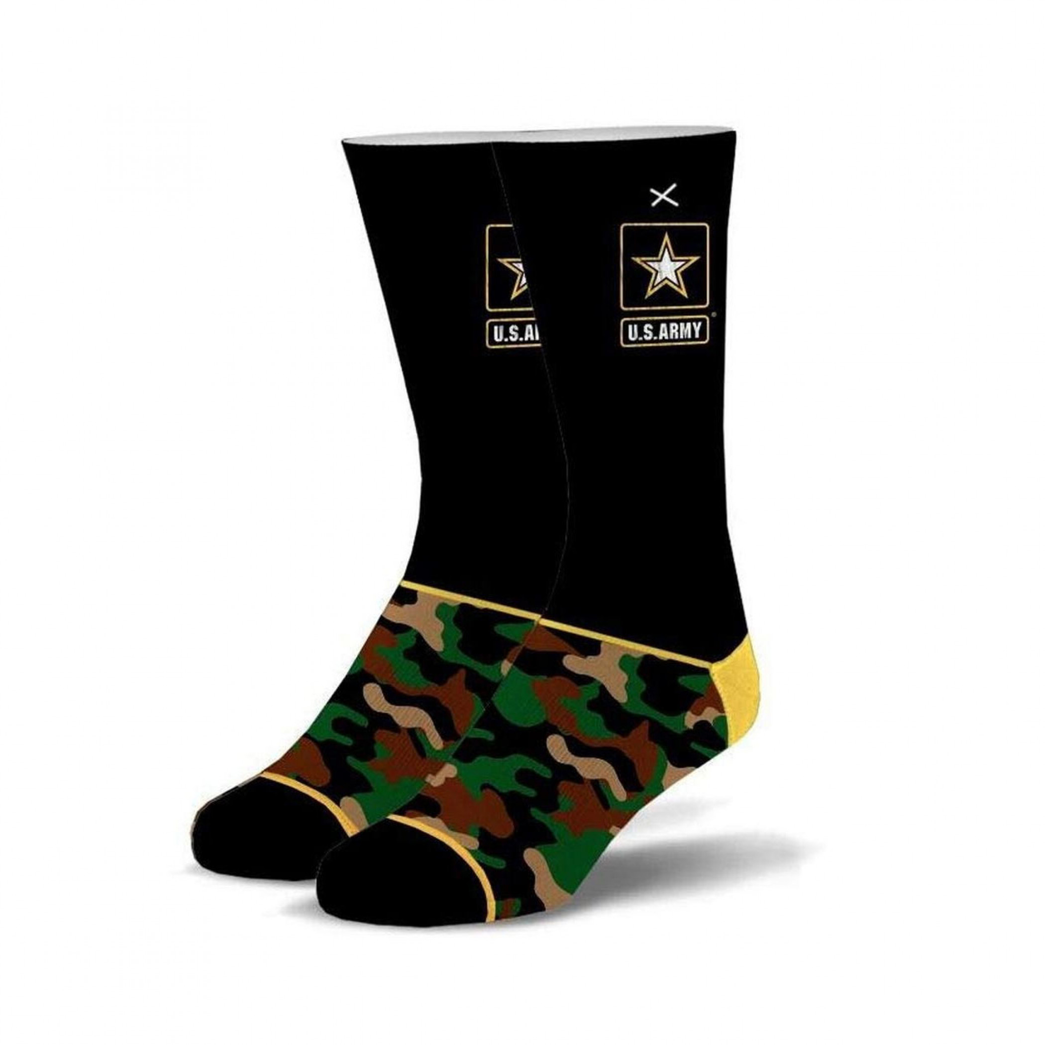 US Army Camo Black Socks