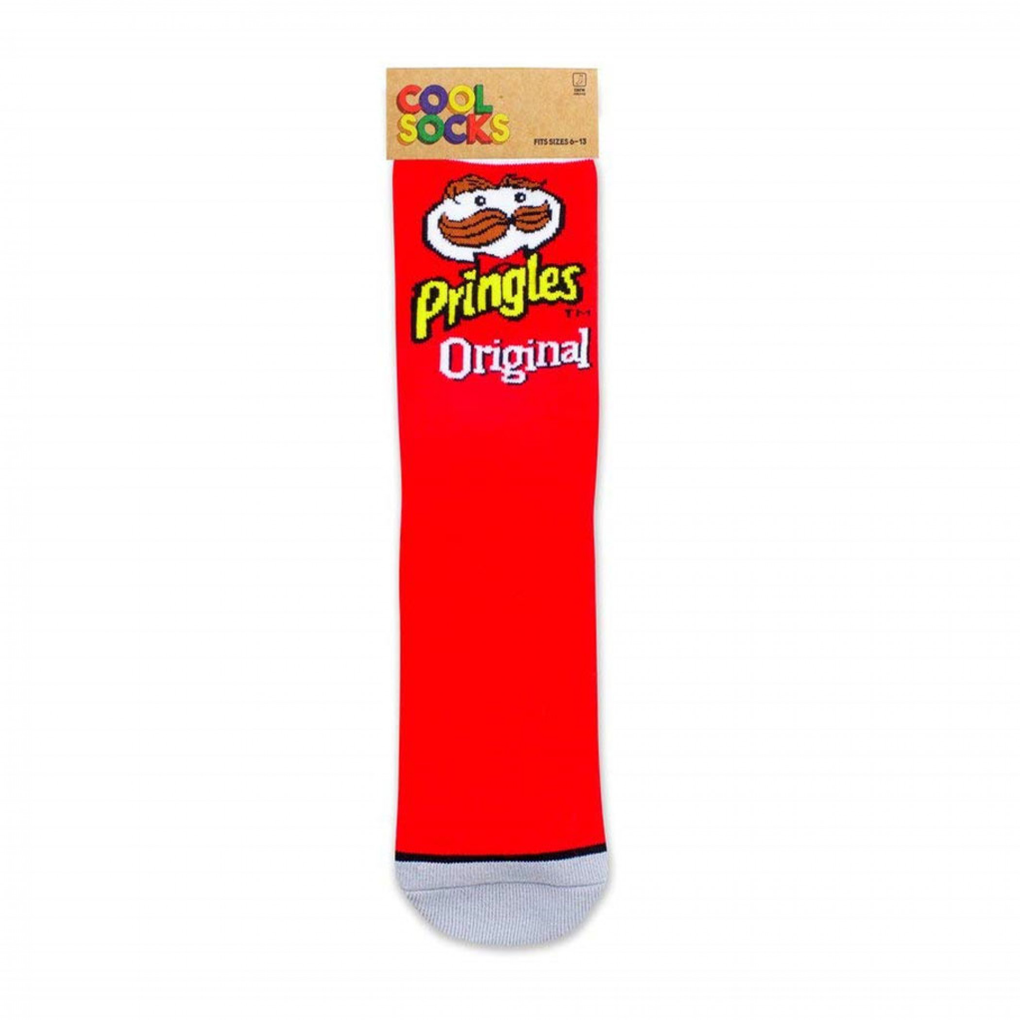 Pringles Original Potato Chips Red Socks