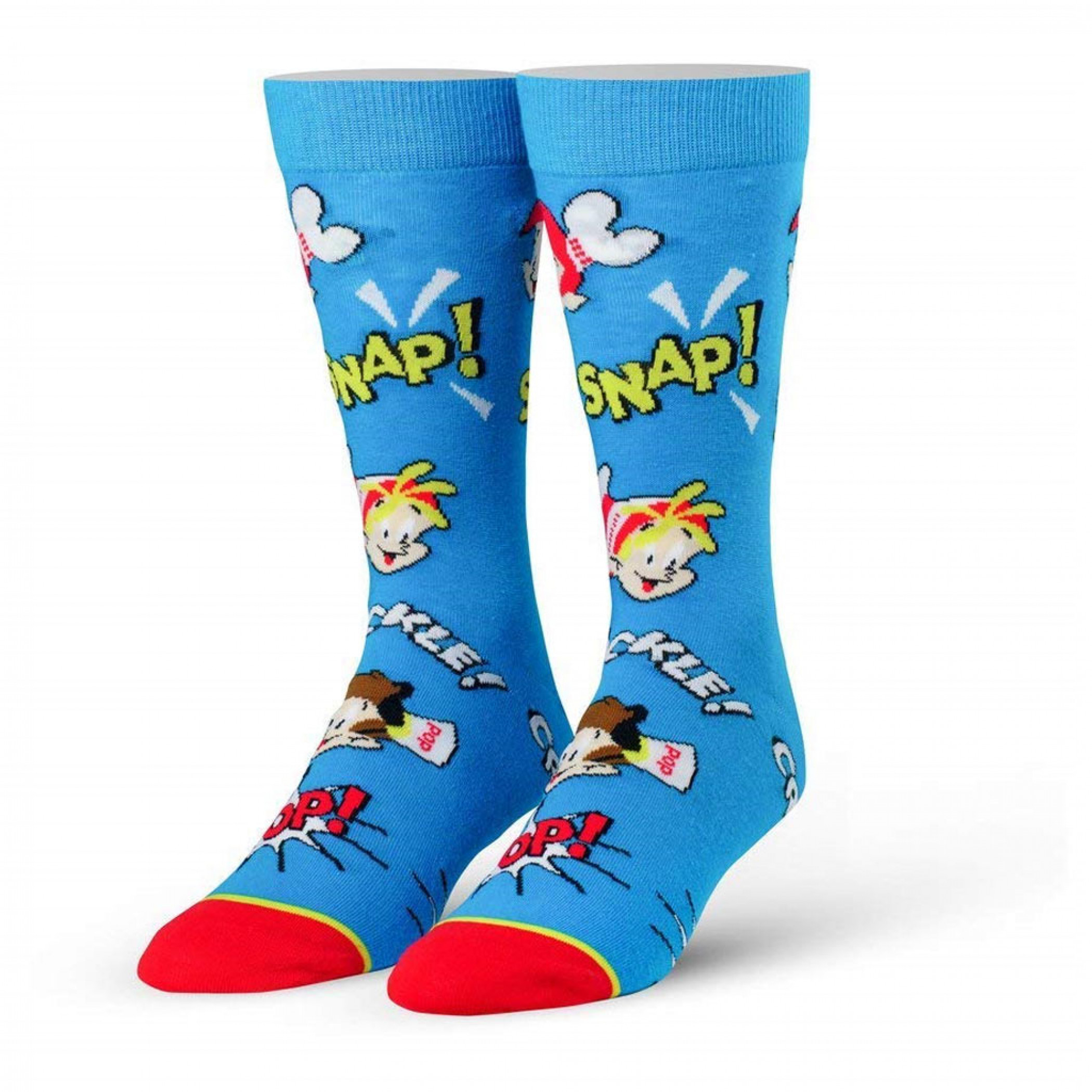 Rice Krispies Blue Snap Crackle Pop Cereal Socks