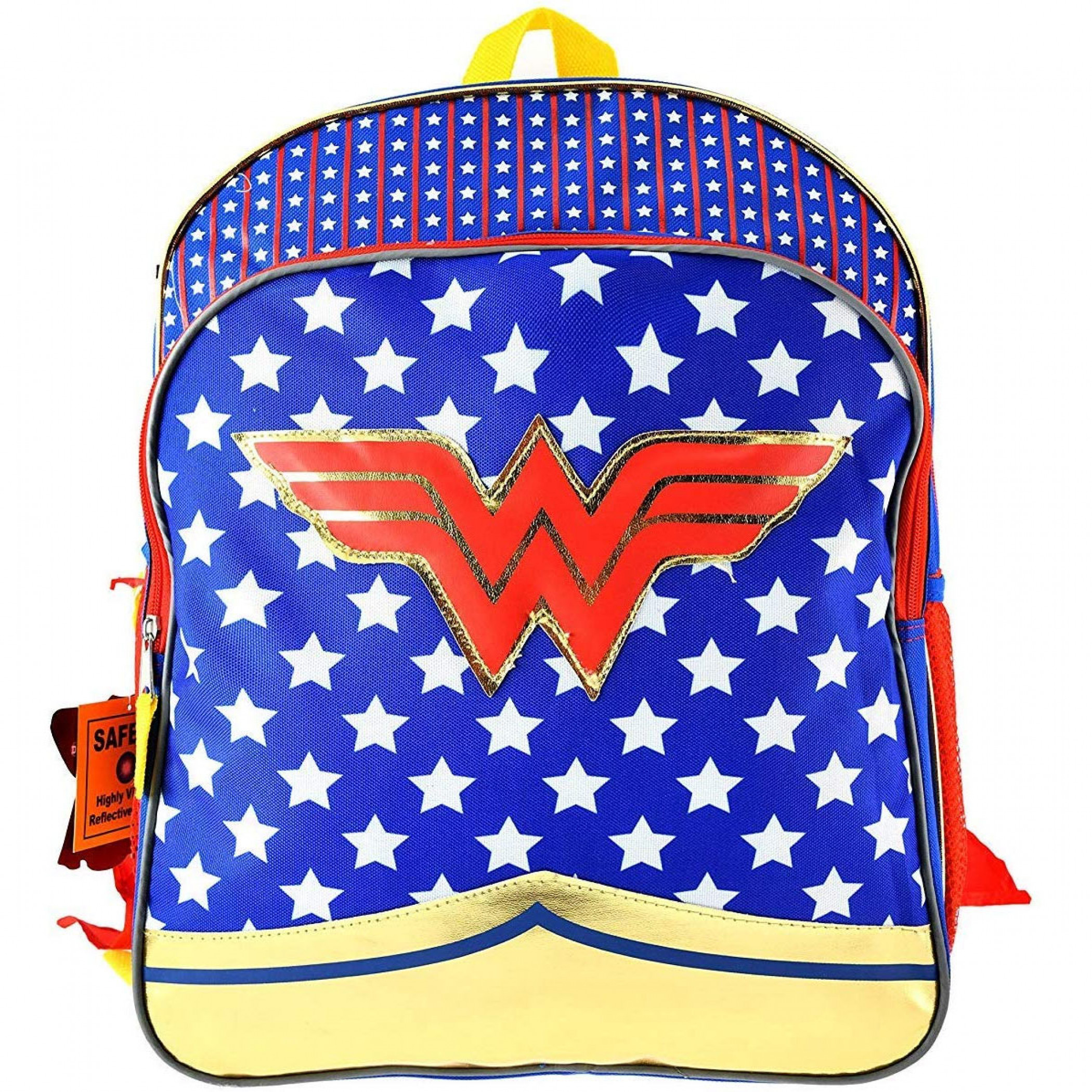 Wonder Woman Girls Backpack w/Detachable Cape