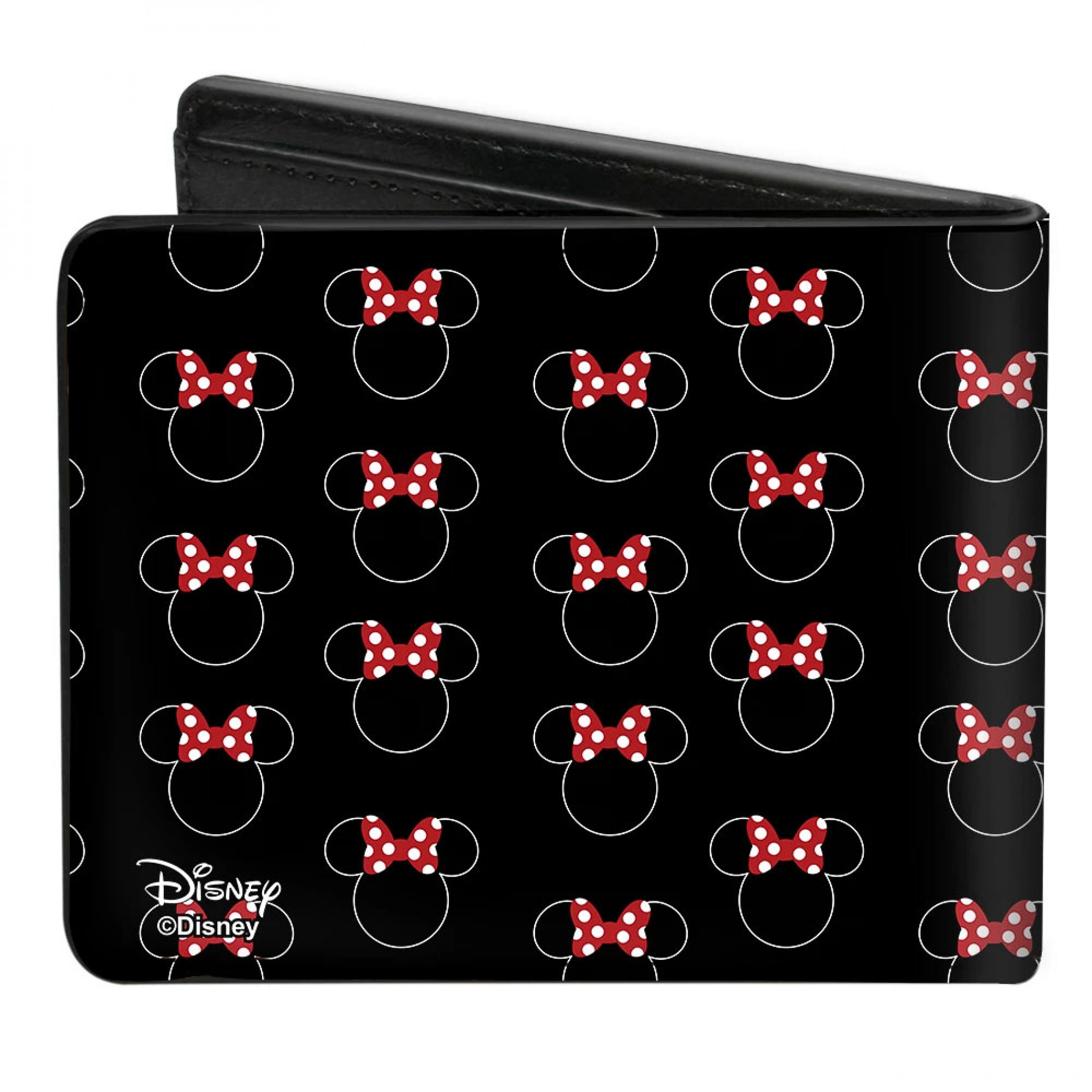 Minnie Mouse Icons Bi Fold Wallet