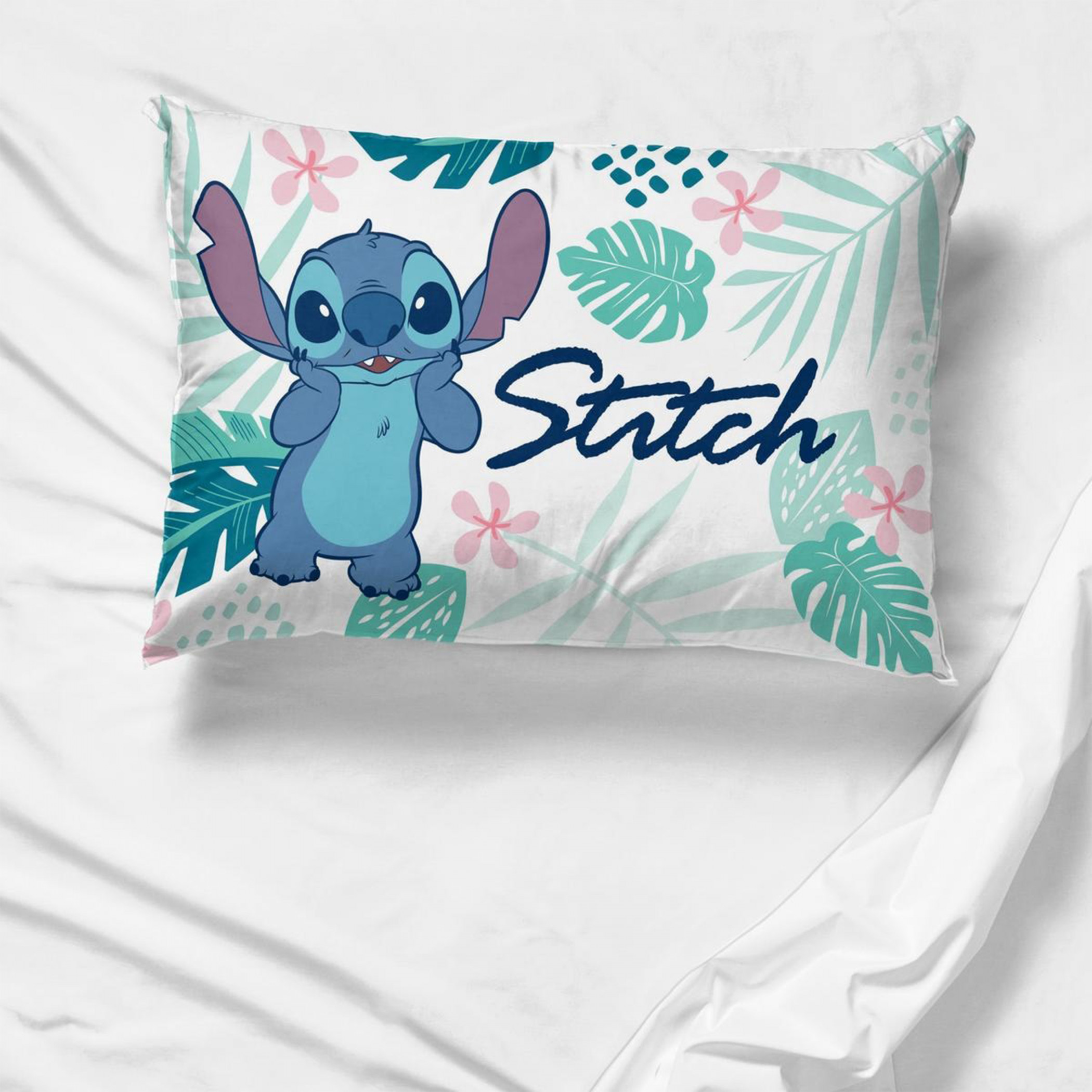 Lilo & Stitch Cute Plants 1 Pack Double Sided Pillowcase