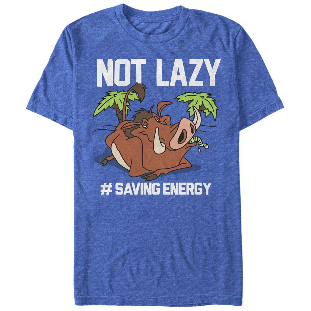 Disney Lion King Not Lazy Blue T-Shirt