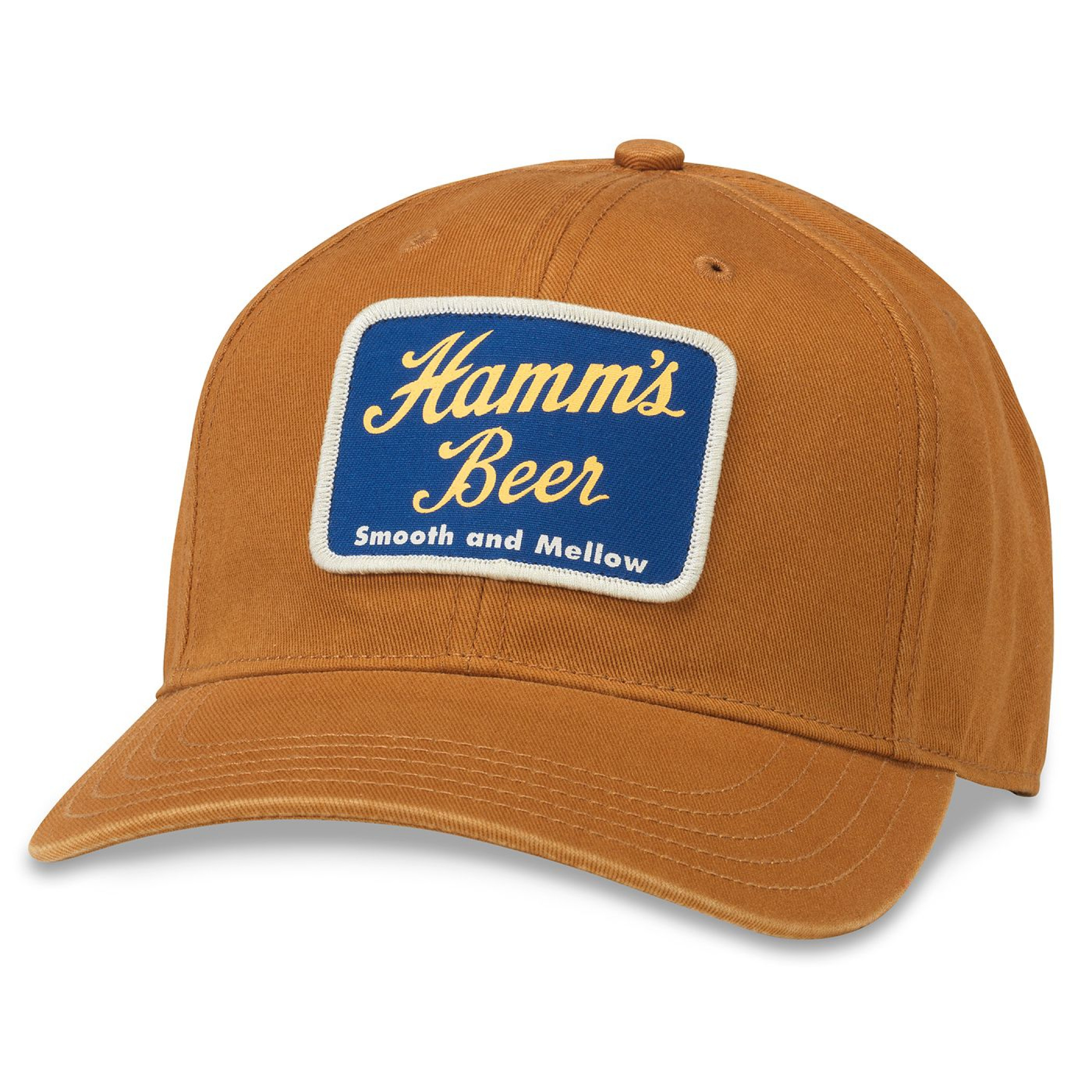 Hamm's Beer Smooth and Mellow Patch Rounded Bill Adjustable Hat