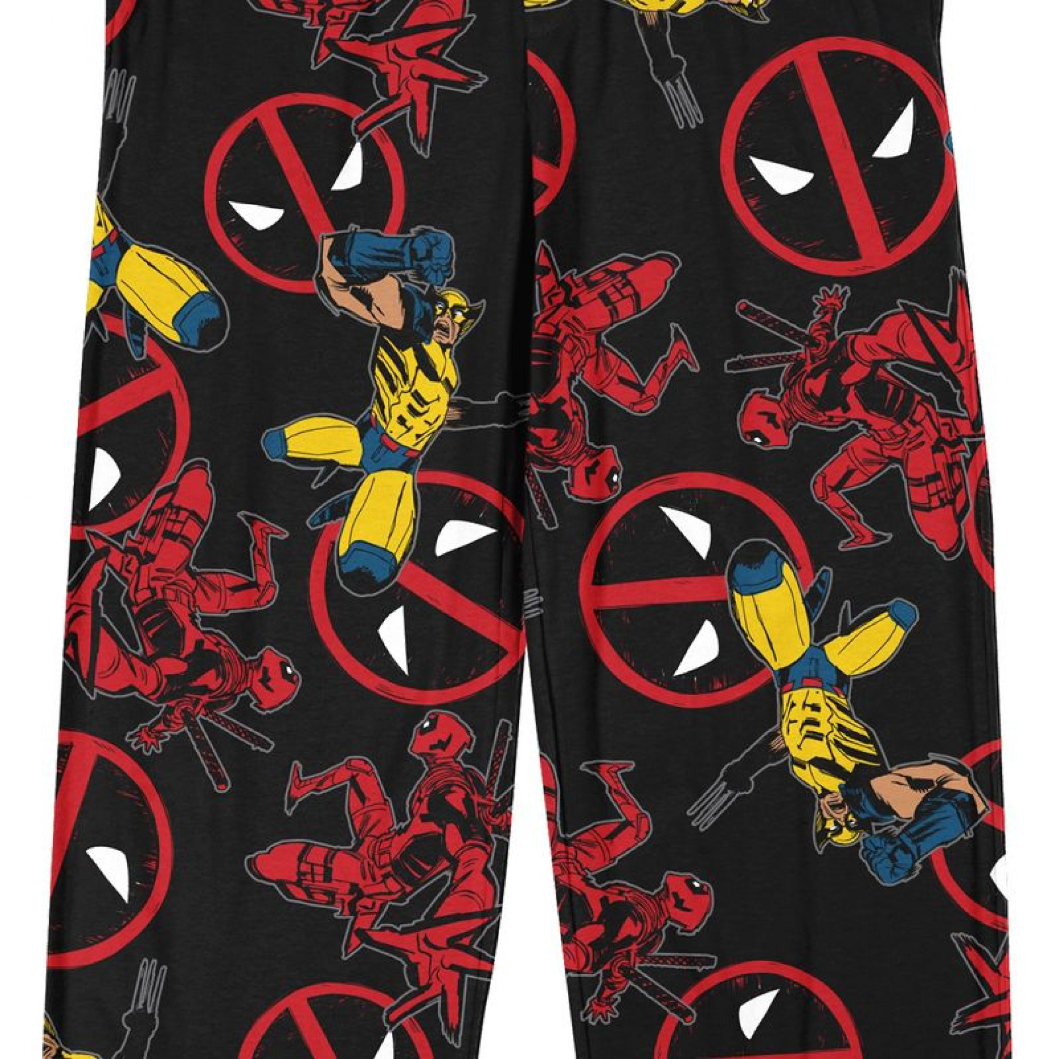 Deadpool and Wolverine Team Up All Over Print Sleep Pants