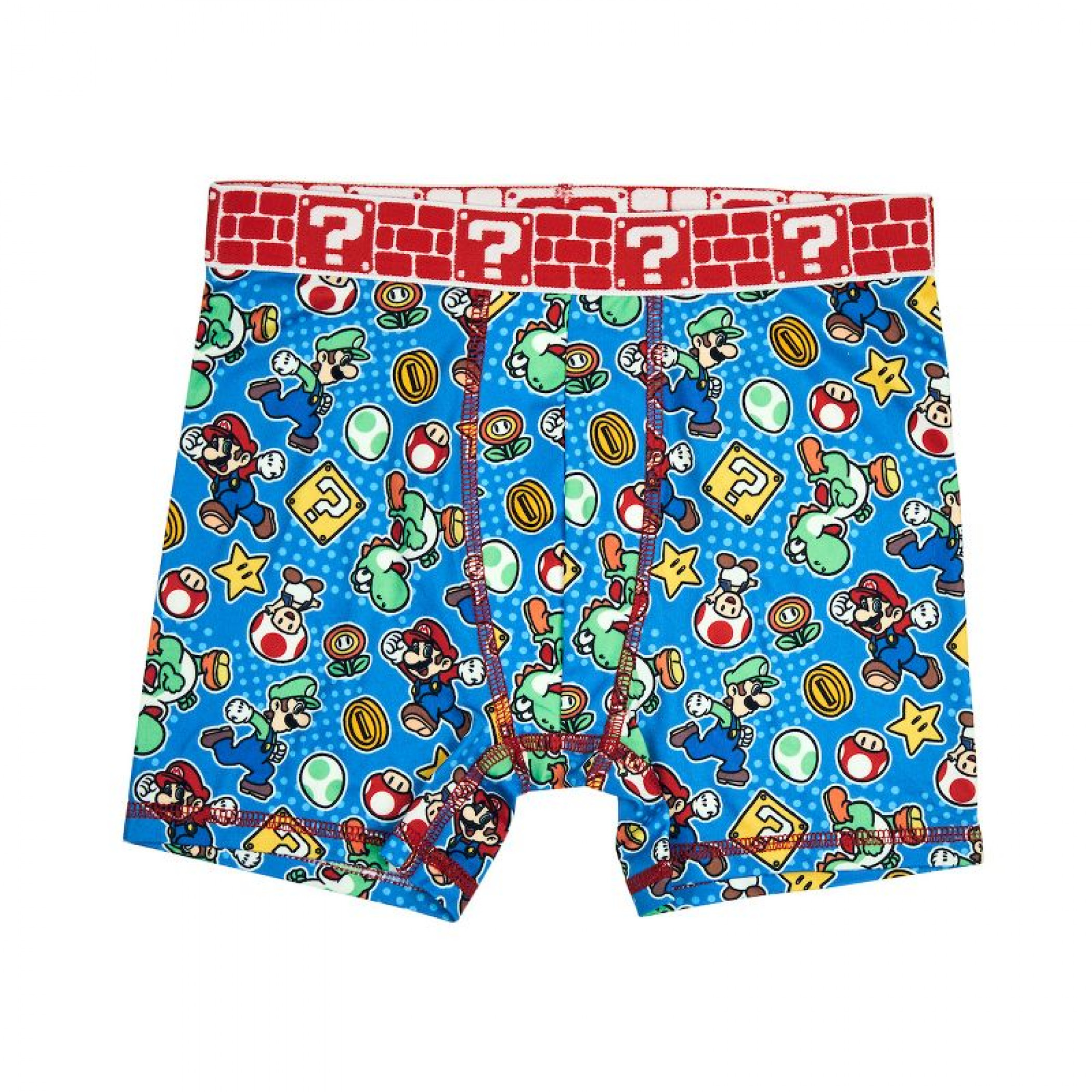 Super Mario Bros. Collages 5-Pack Boxers Briefs