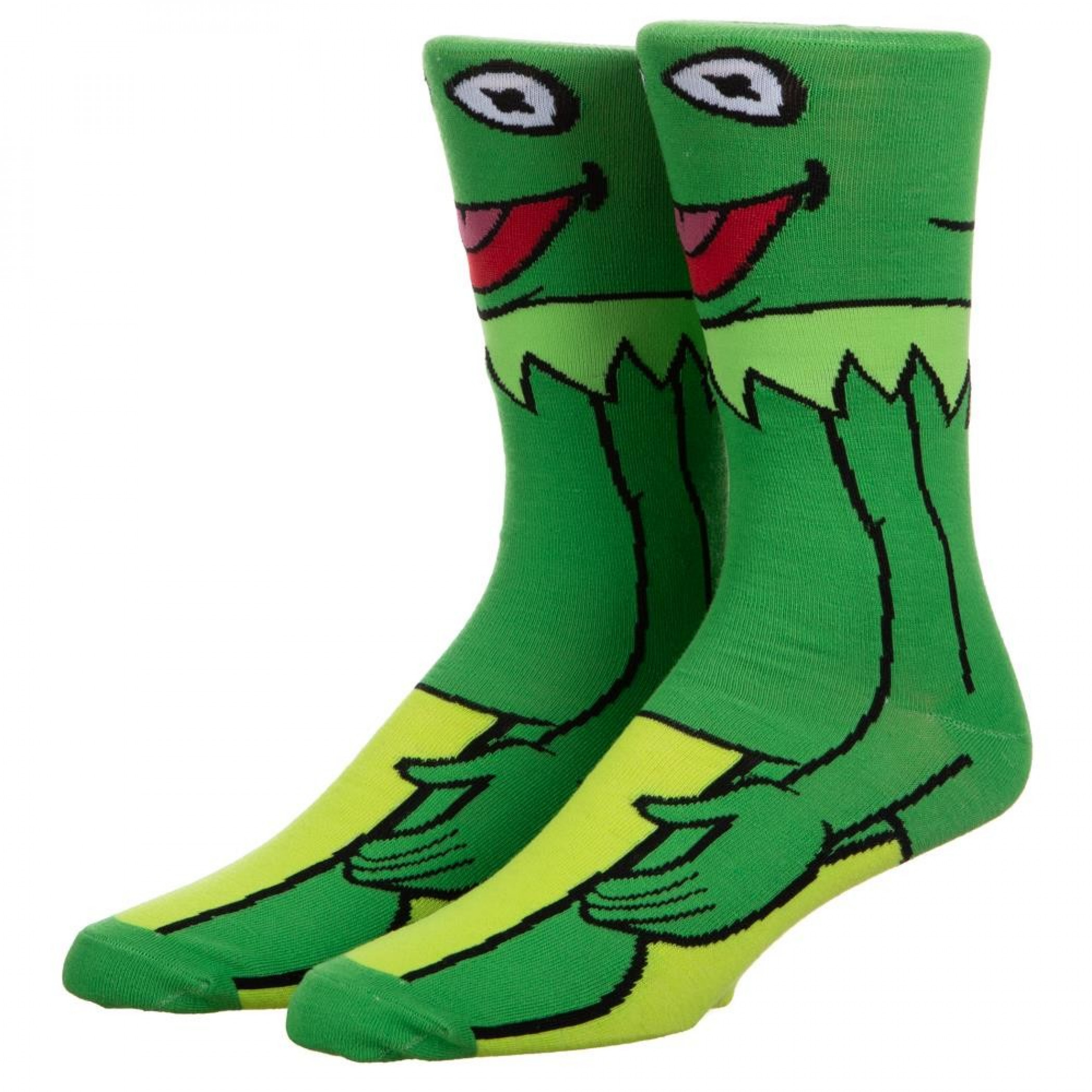 The Muppets Kermit 360 Character Crew Socks
