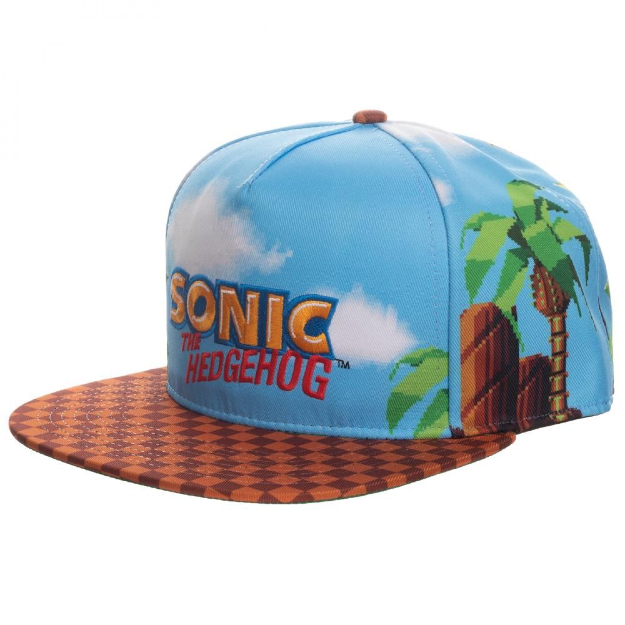 Sonic The Hedgehog All Over Print Adjustable Hat