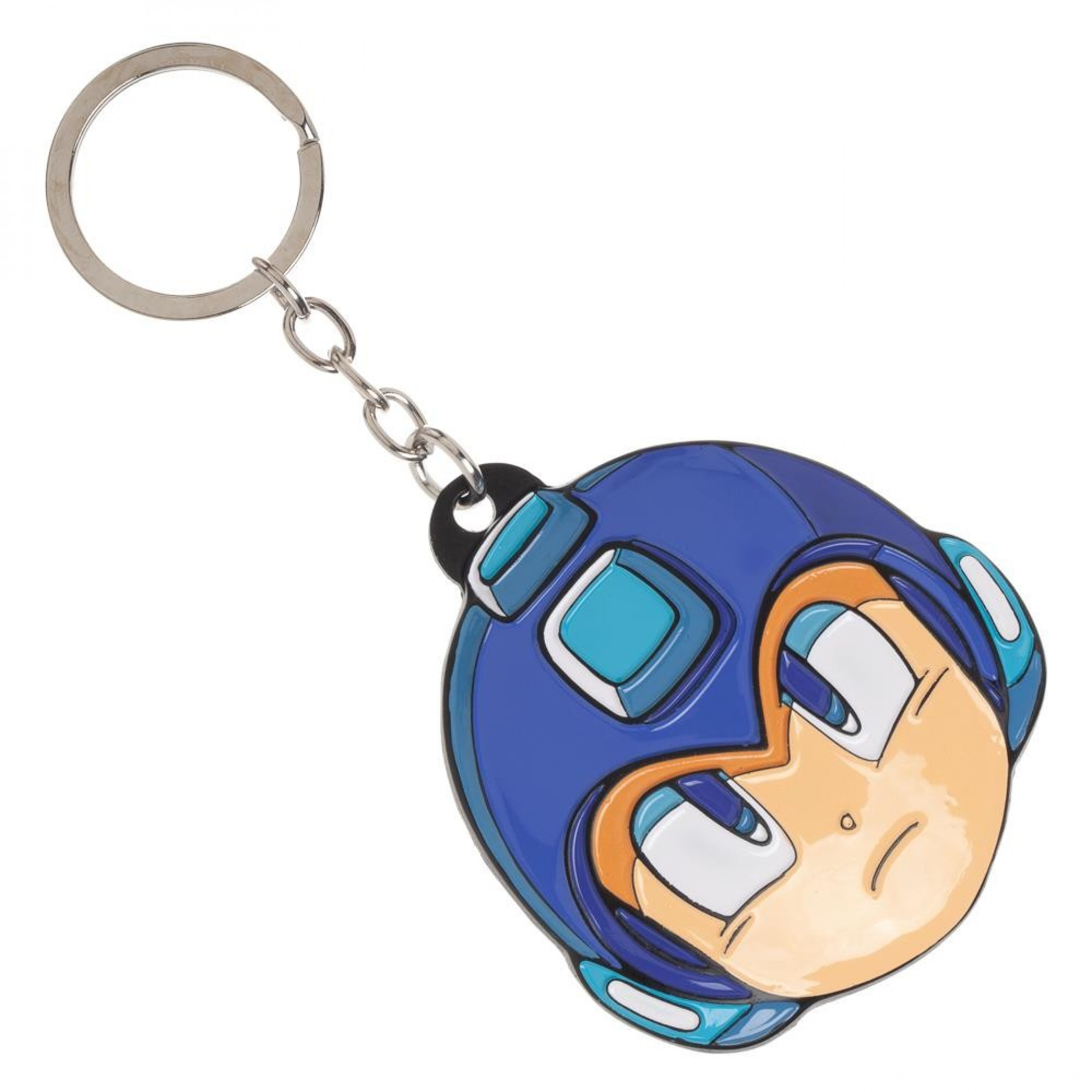 Mega Man Face Keychain
