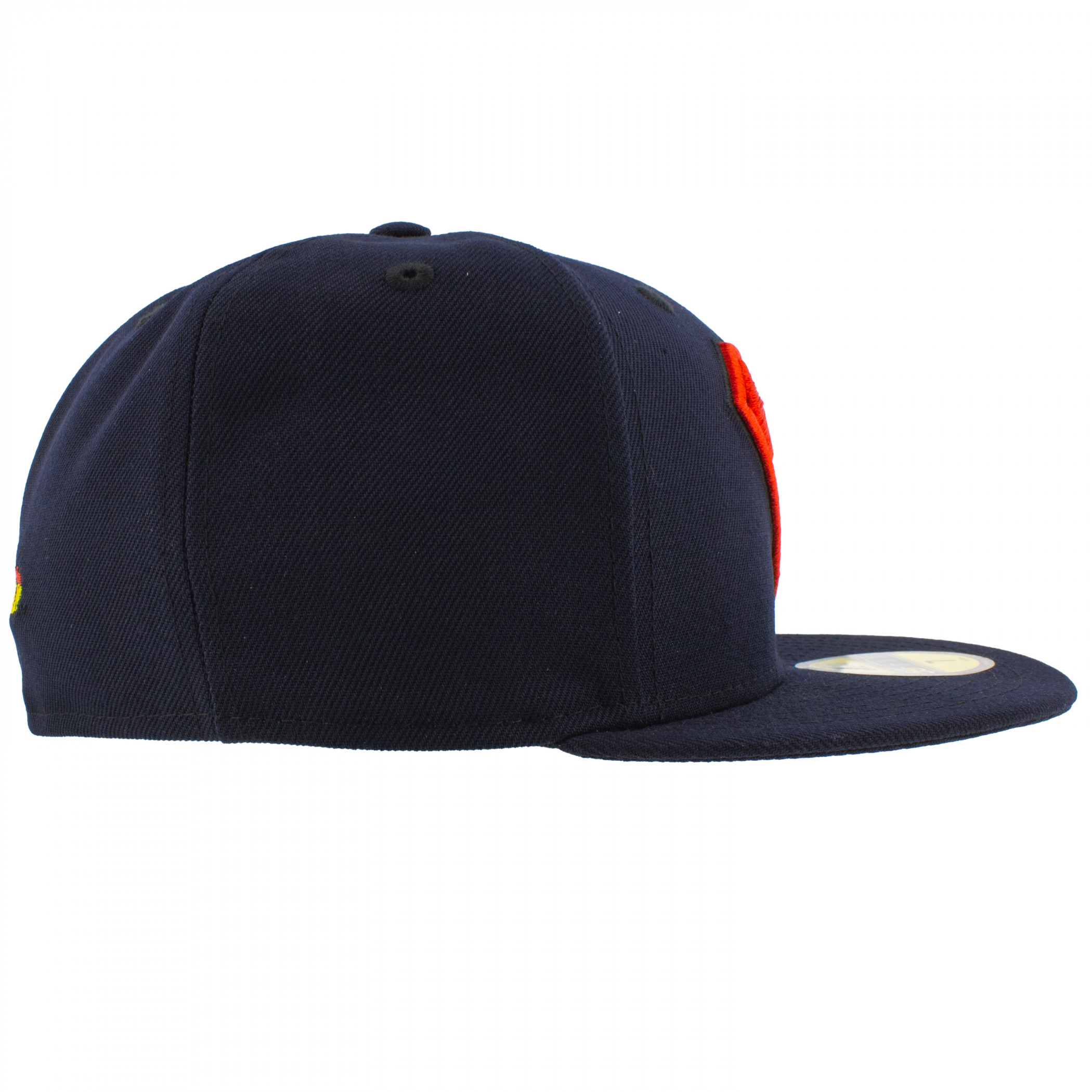 Superman Classic Symbol on Navy New Era 59Fifty Fitted Hat