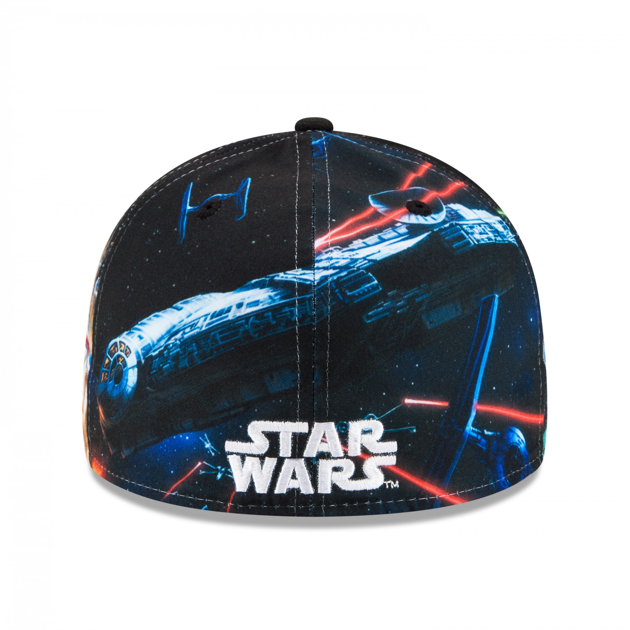Star Wars Episode 4 Death Star Battle Scene New Era 59Fifty Fitted Hat
