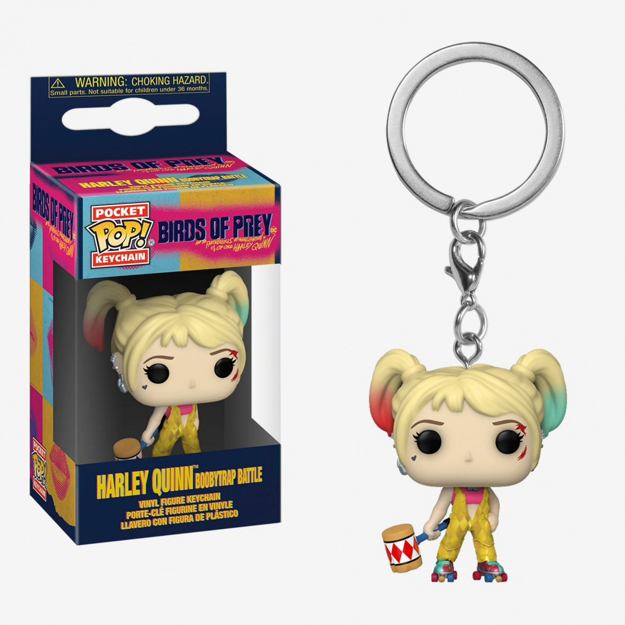 Birds of Prey Harley Quinn Mallet Keychain