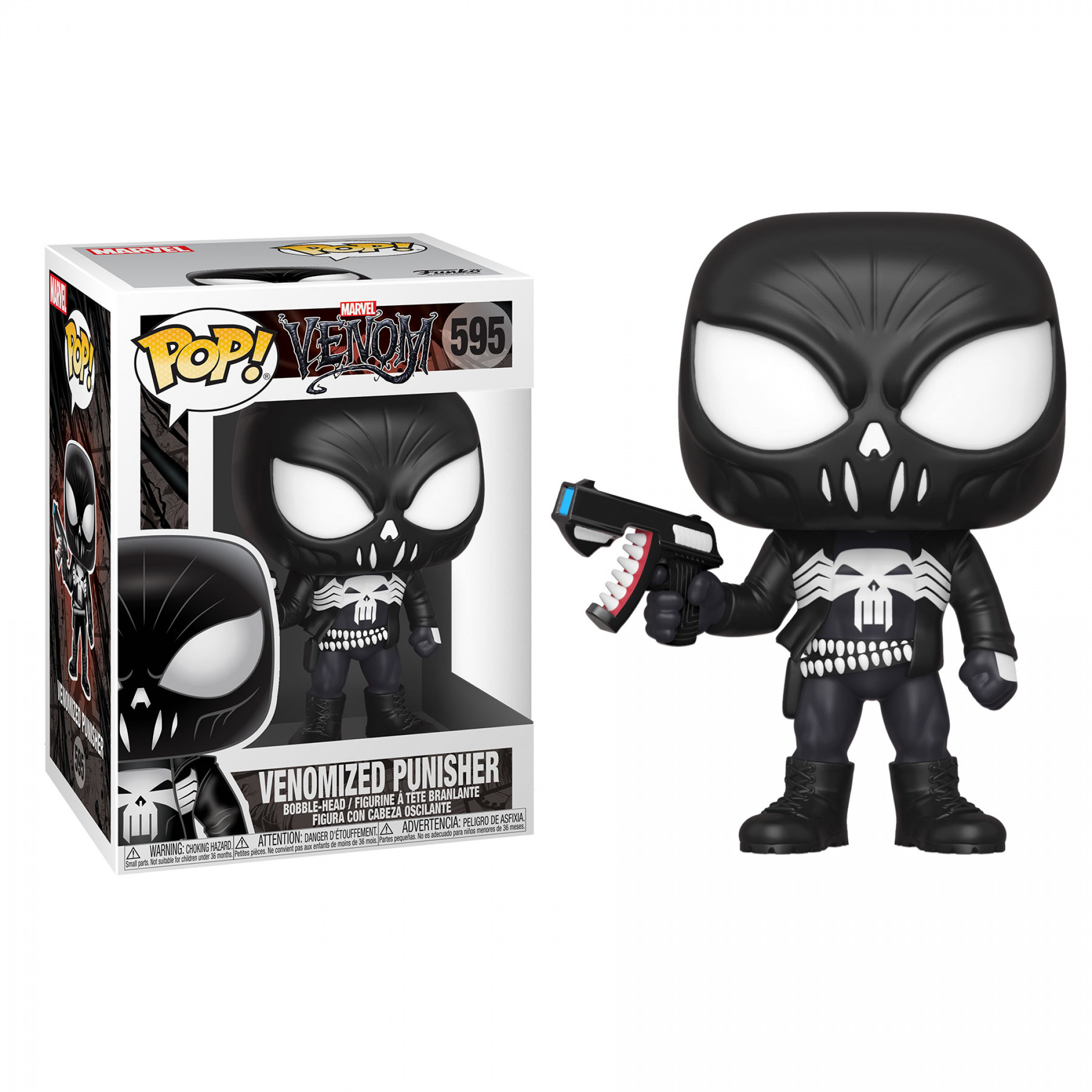 Venom and Punisher Mashup Funko Pop