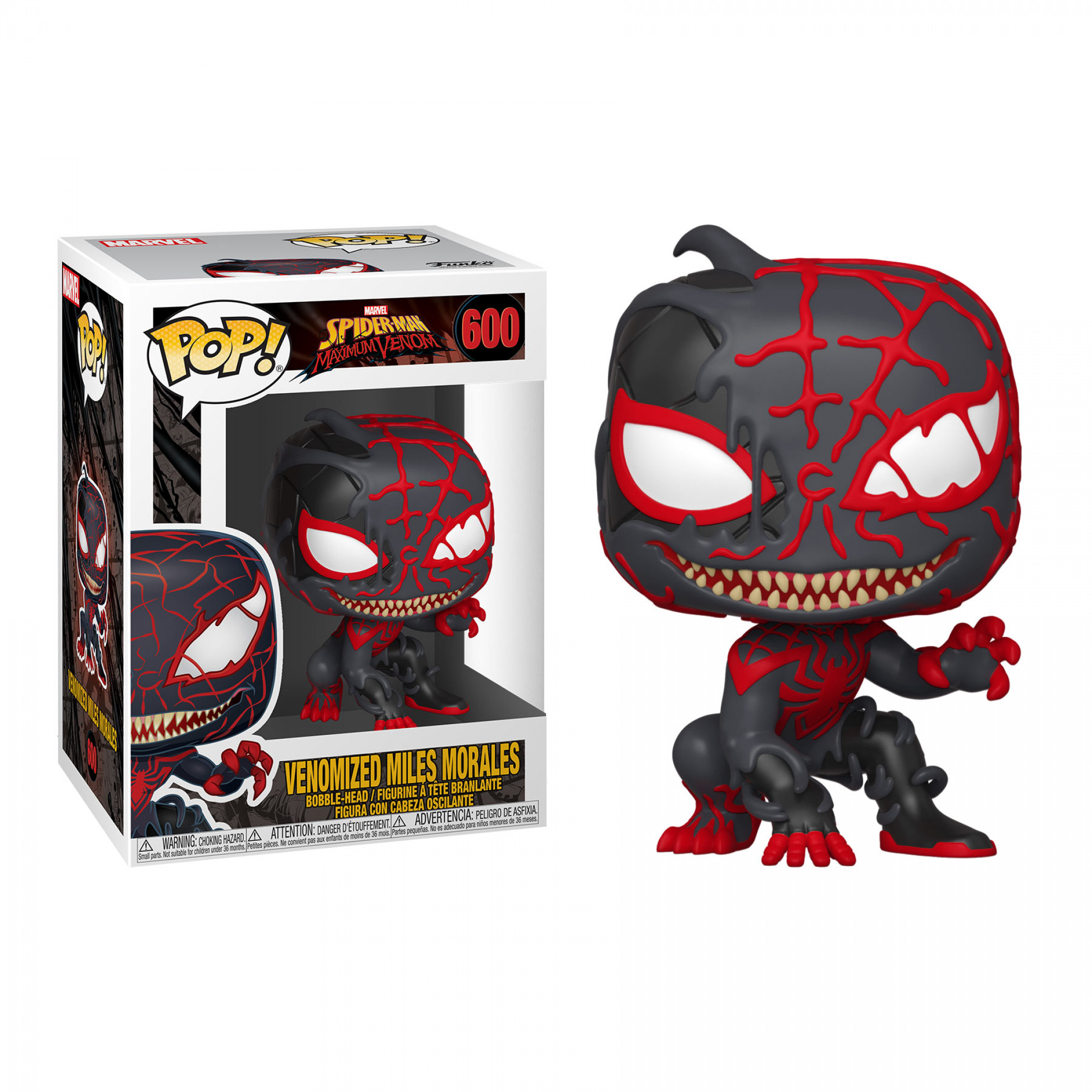 Venom and Miles Morales Spider-Man Mashup Funko Pop!