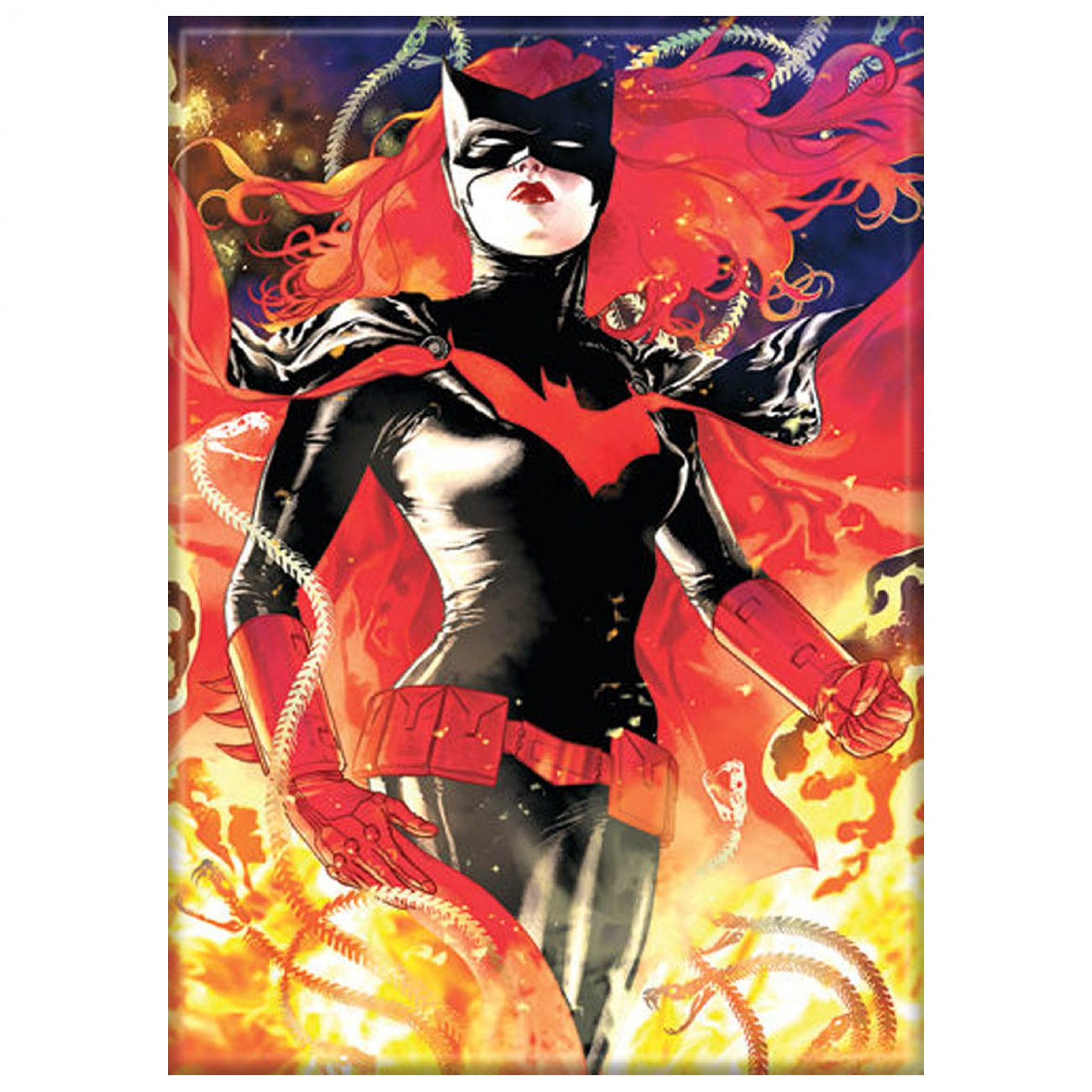 Batwoman Flames Magnet