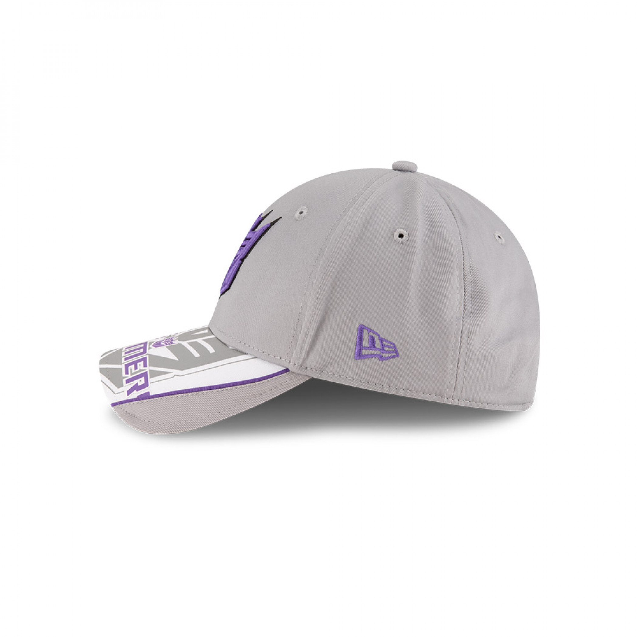 Men's New Era White/Purple Sacramento Kings 9FORTY Snapback Hat