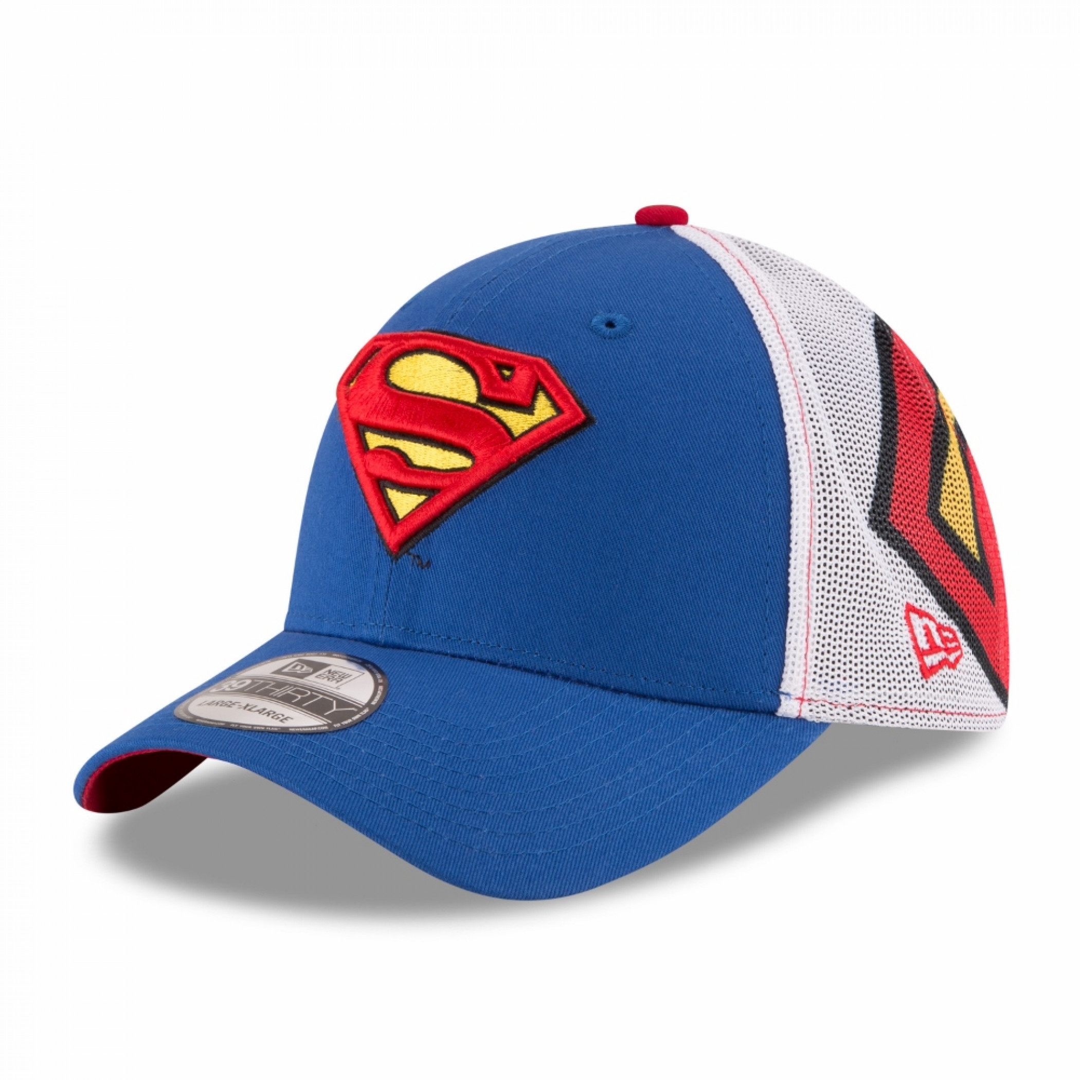 Superman Classic Symbol on Navy New Era 59Fifty Fitted Hat-7 3/8