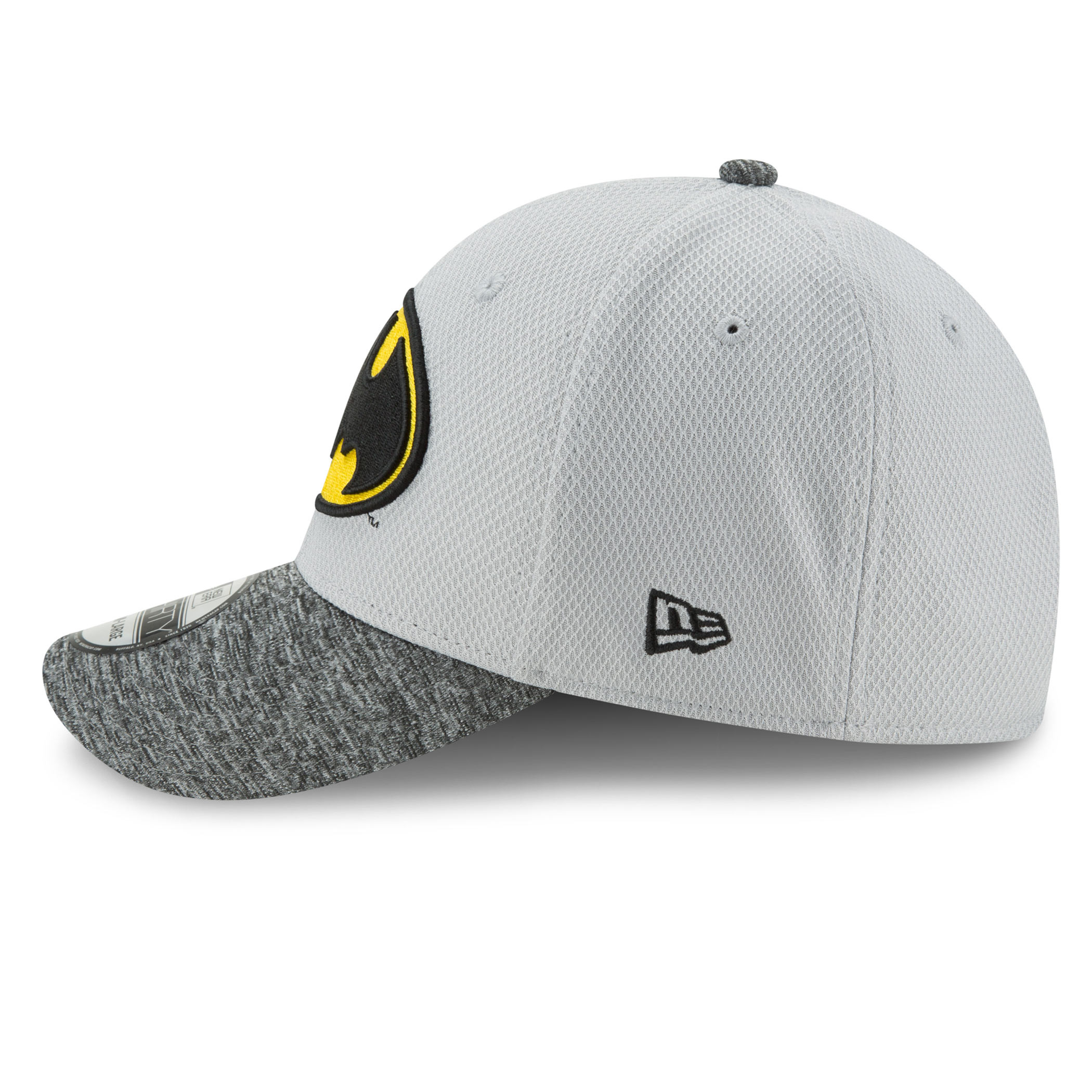 Batman Shaded Team Colors New Era 39Thirty Flex Fitted Hat