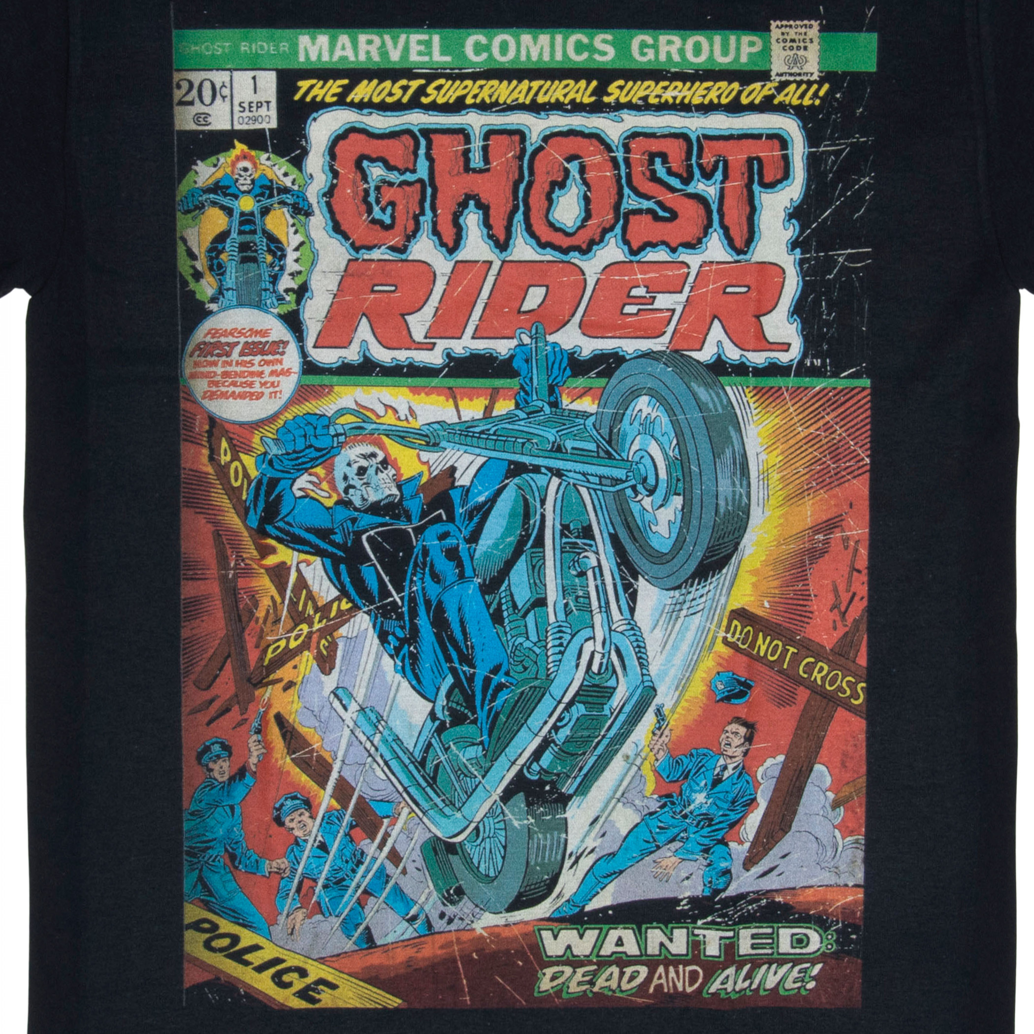 Marvel Ghost Rider Comic Cover T-Shirt