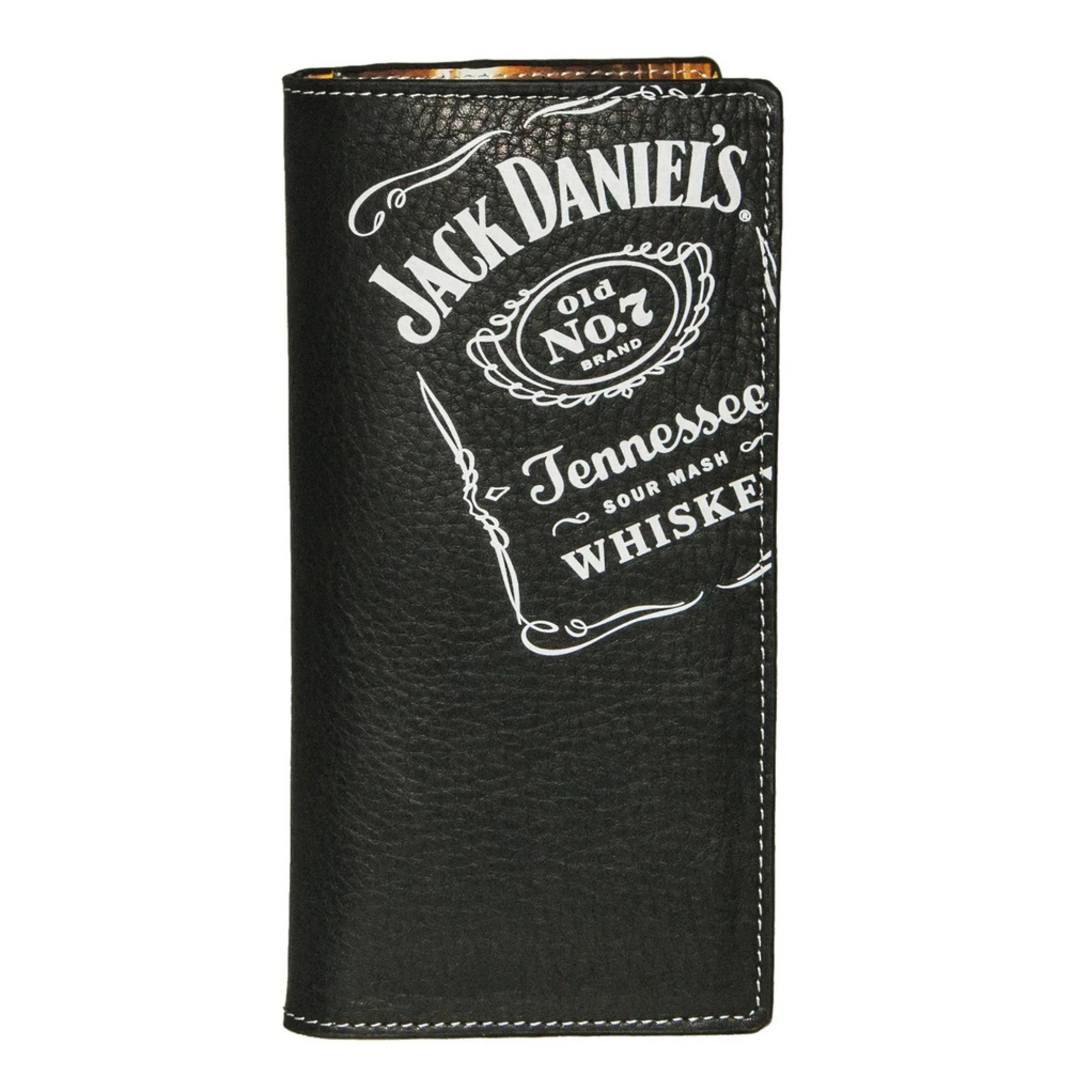 Jack Daniel's Rodeo Black Leather Wallet
