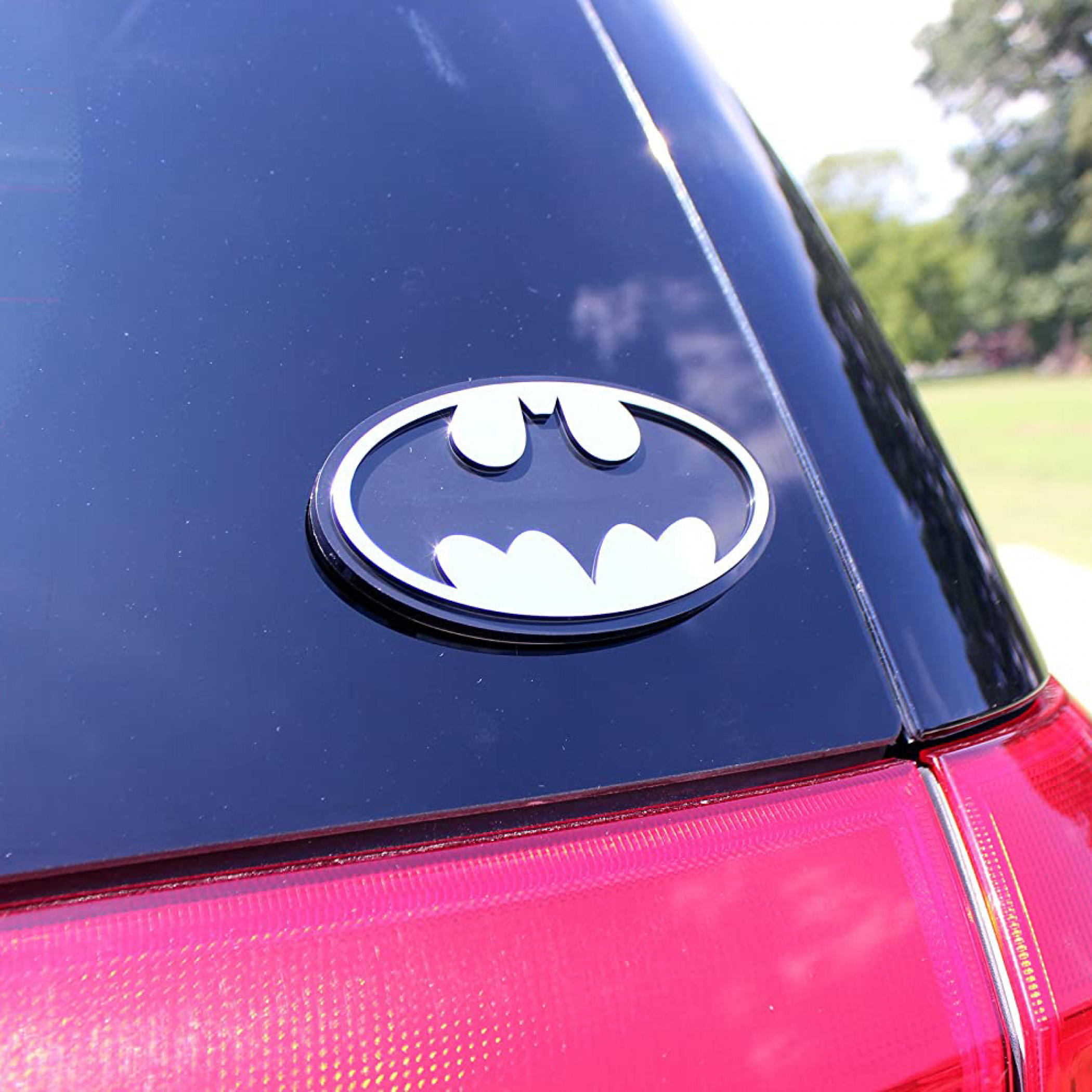 Batman Chrome Car Emblem