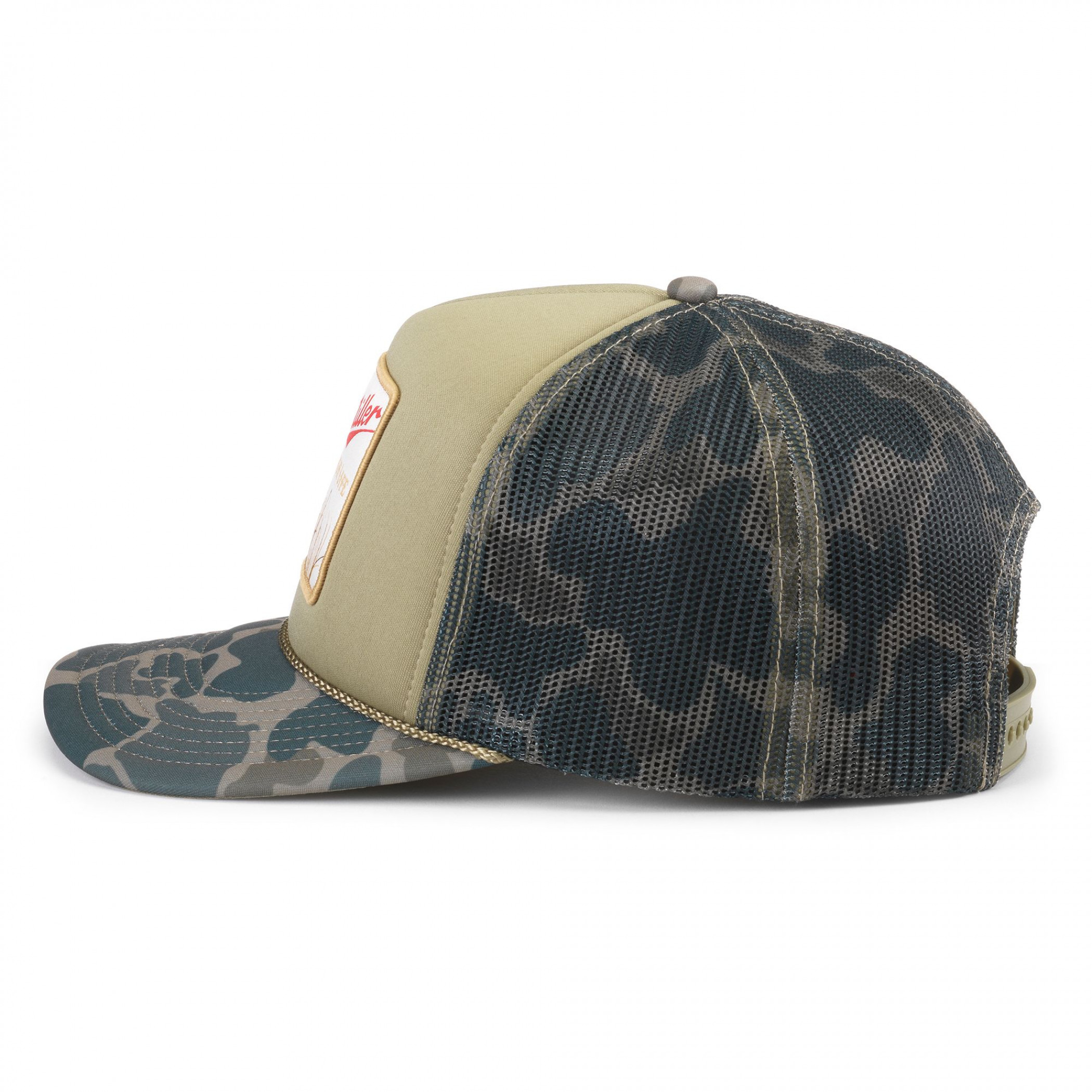 Miller High Life Black Lab Hunting Camo Trucker Hat