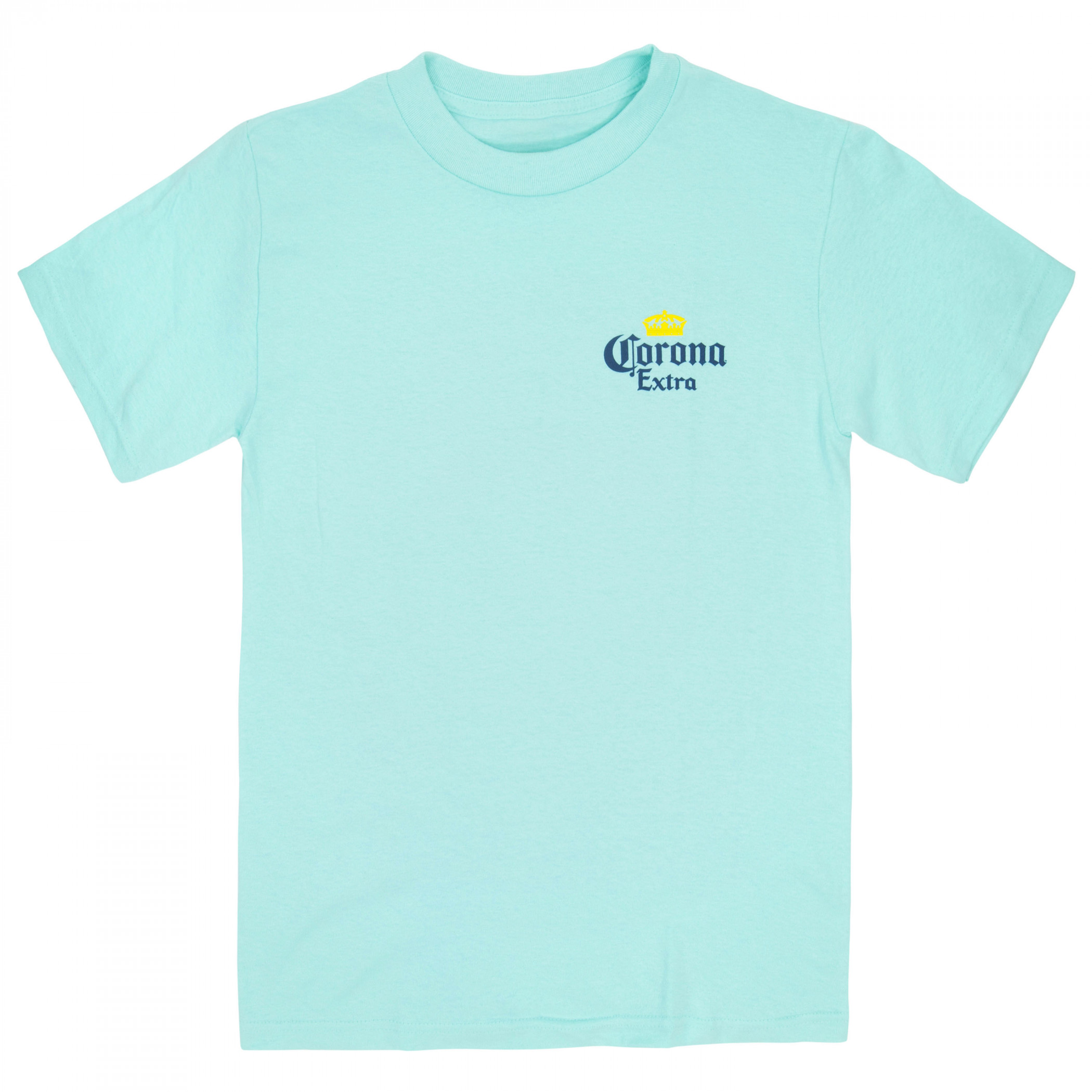 Corona Extra Find Your Beach Back Print T-Shirt