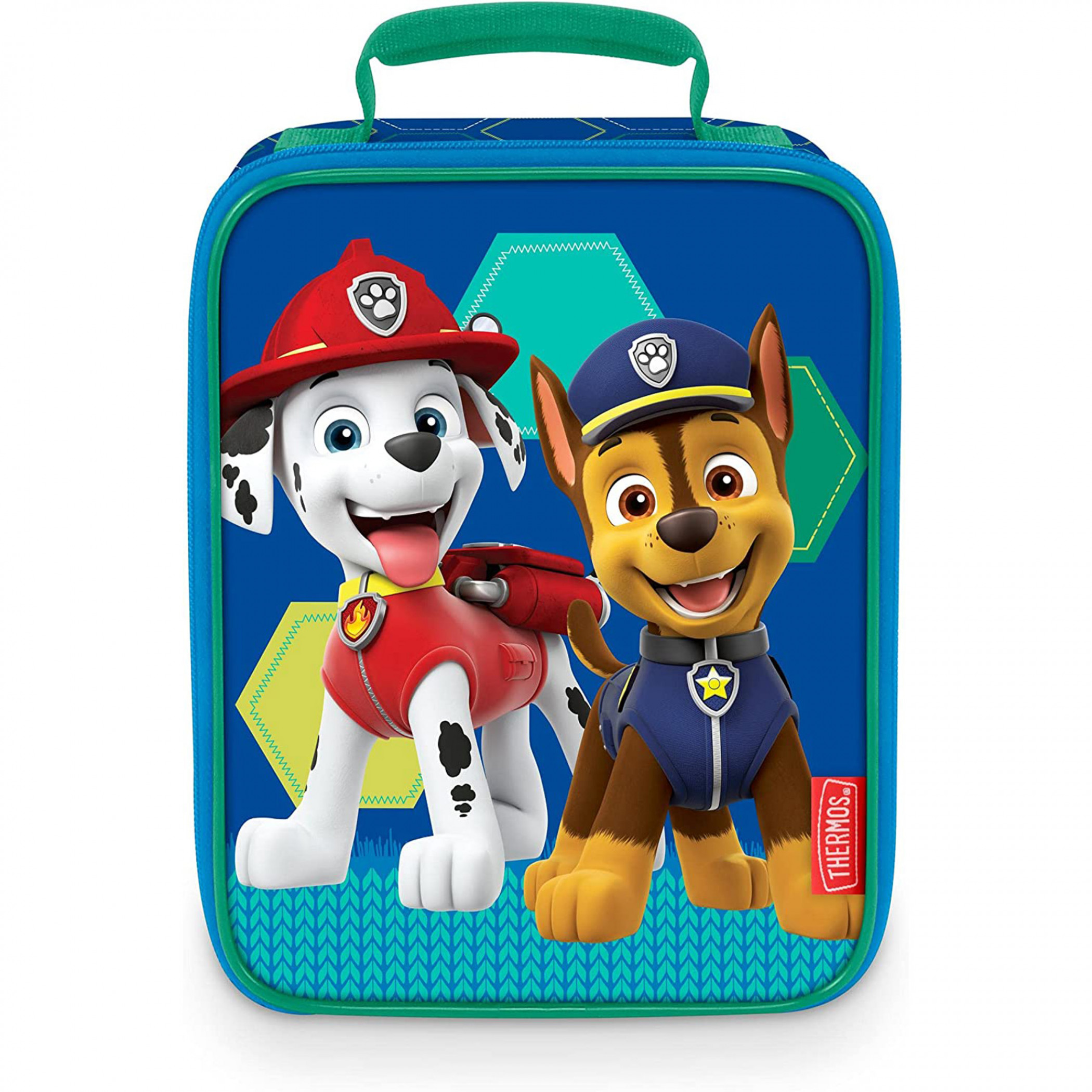 Paw Patrol Chase & Marshall Thermos Insulated Antimicrobial Lunch Box