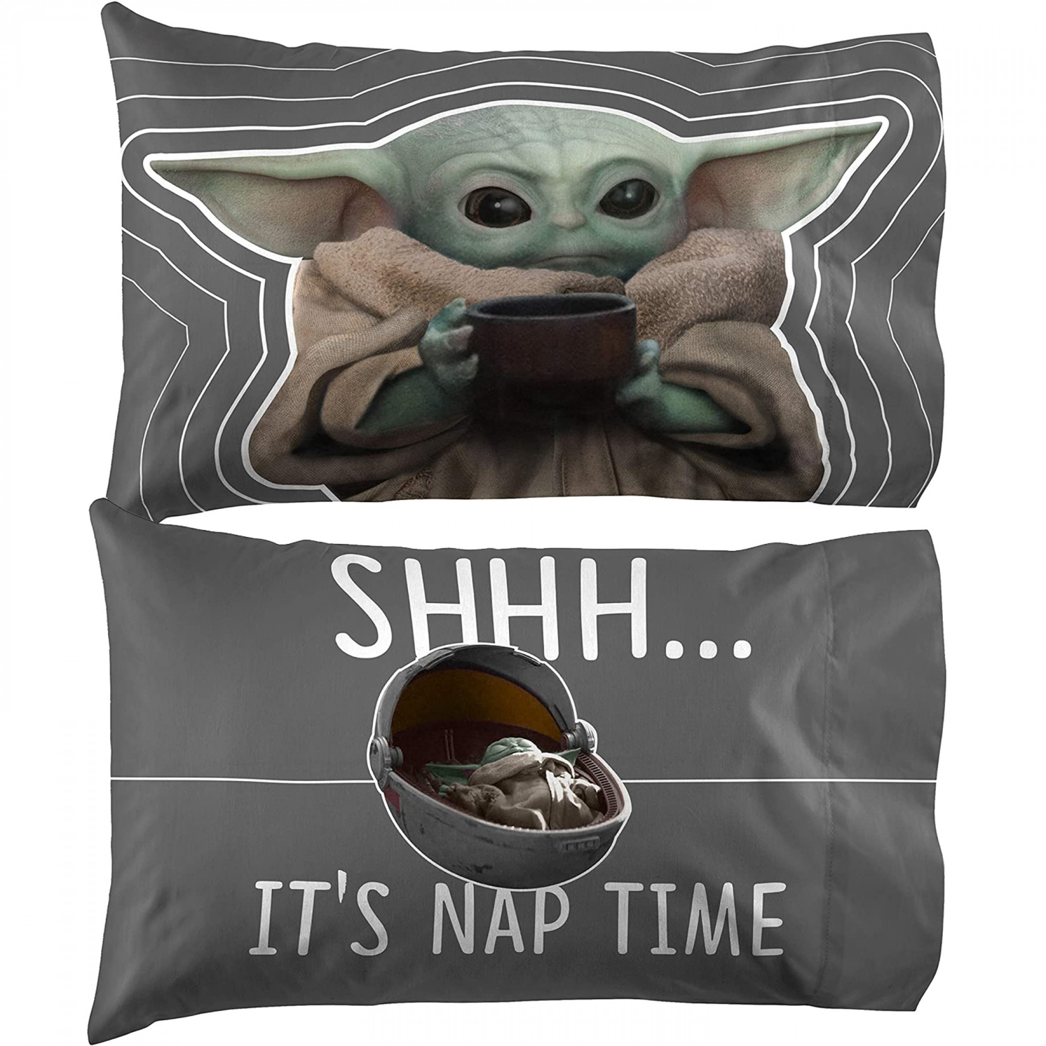 Star Wars The Mandalorian The Child Nap Time Reversible Pillowcase