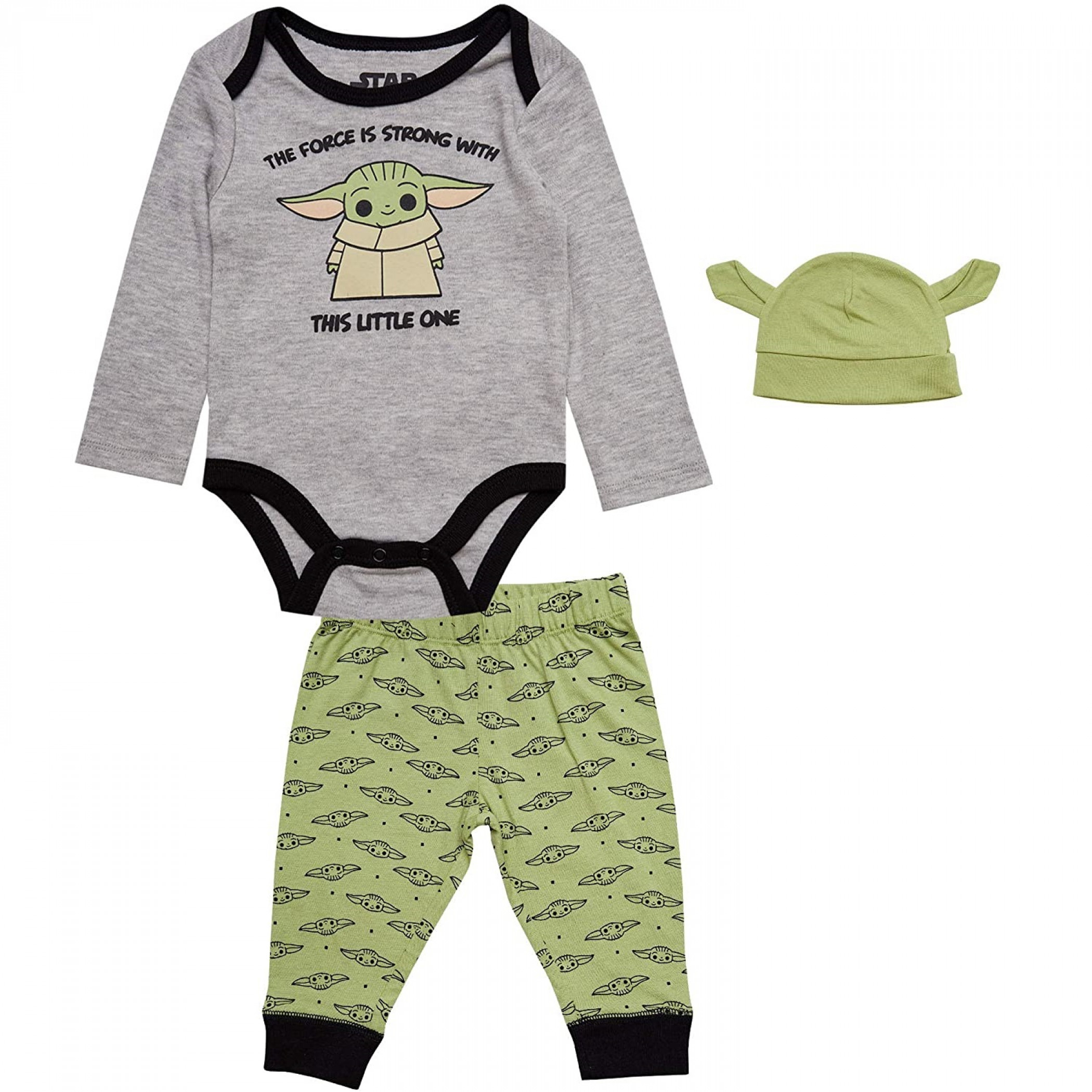 Star Wars The Child 3-Piece Pajama Set with Hat