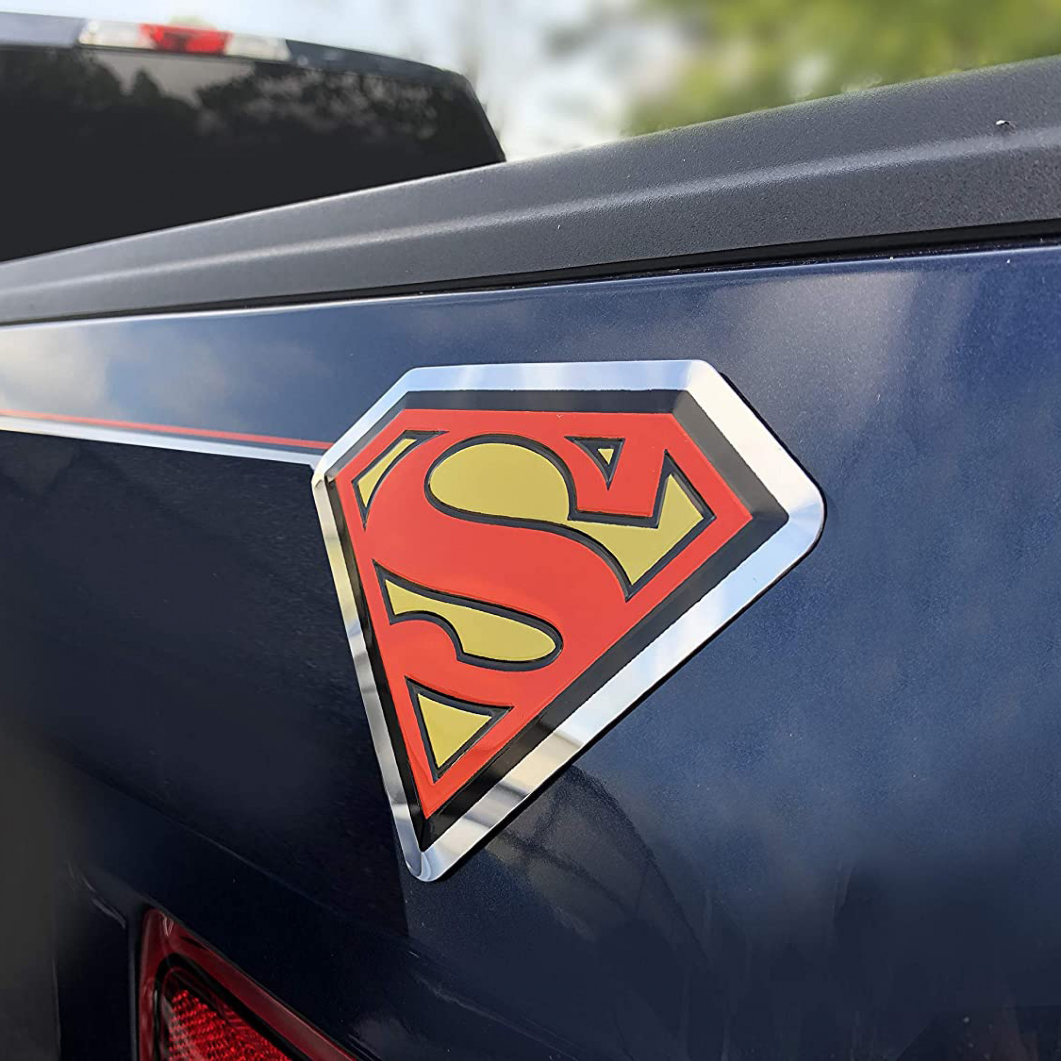 Superman Aluminum Car Decal