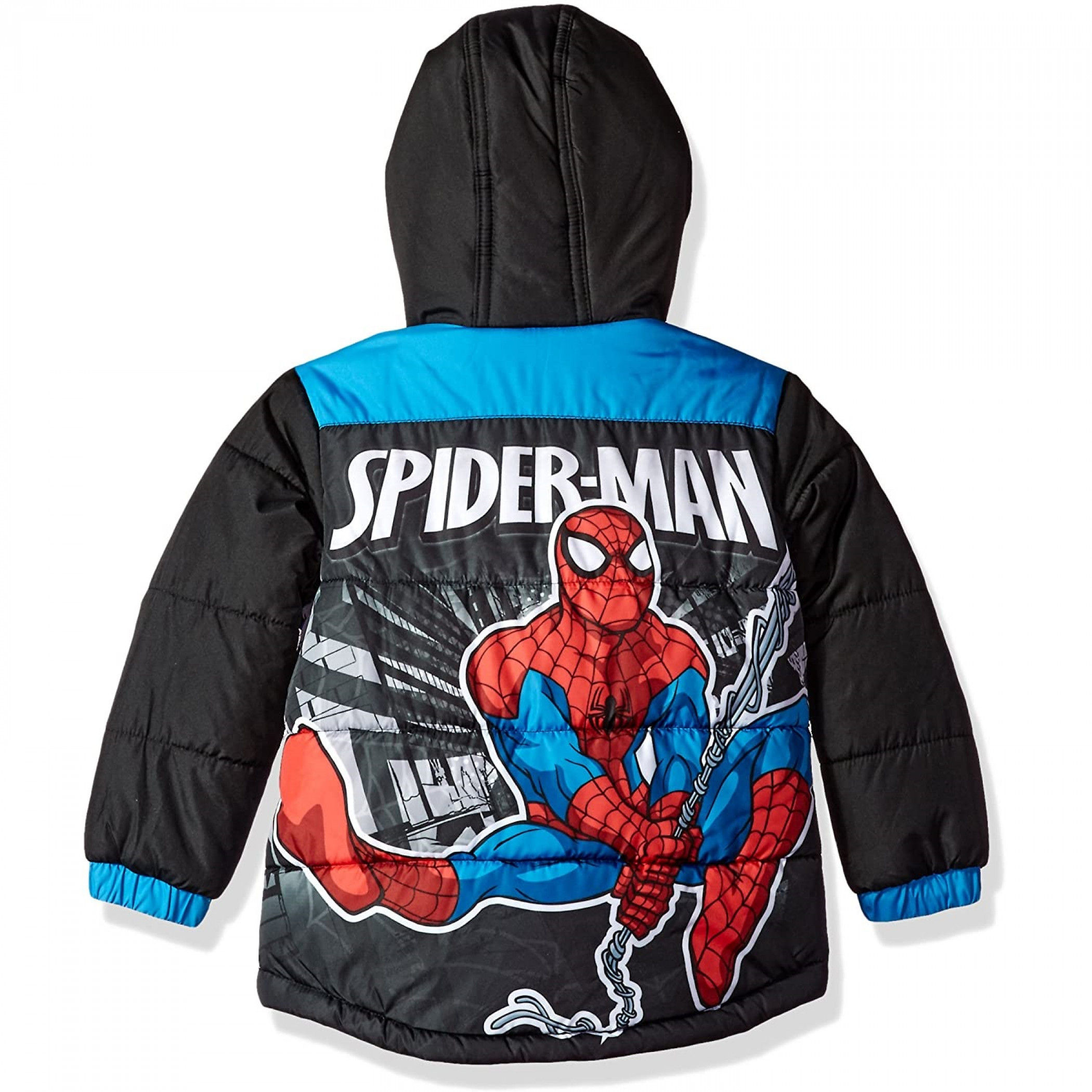 Spider-Man Character Toddler Puffer Coat