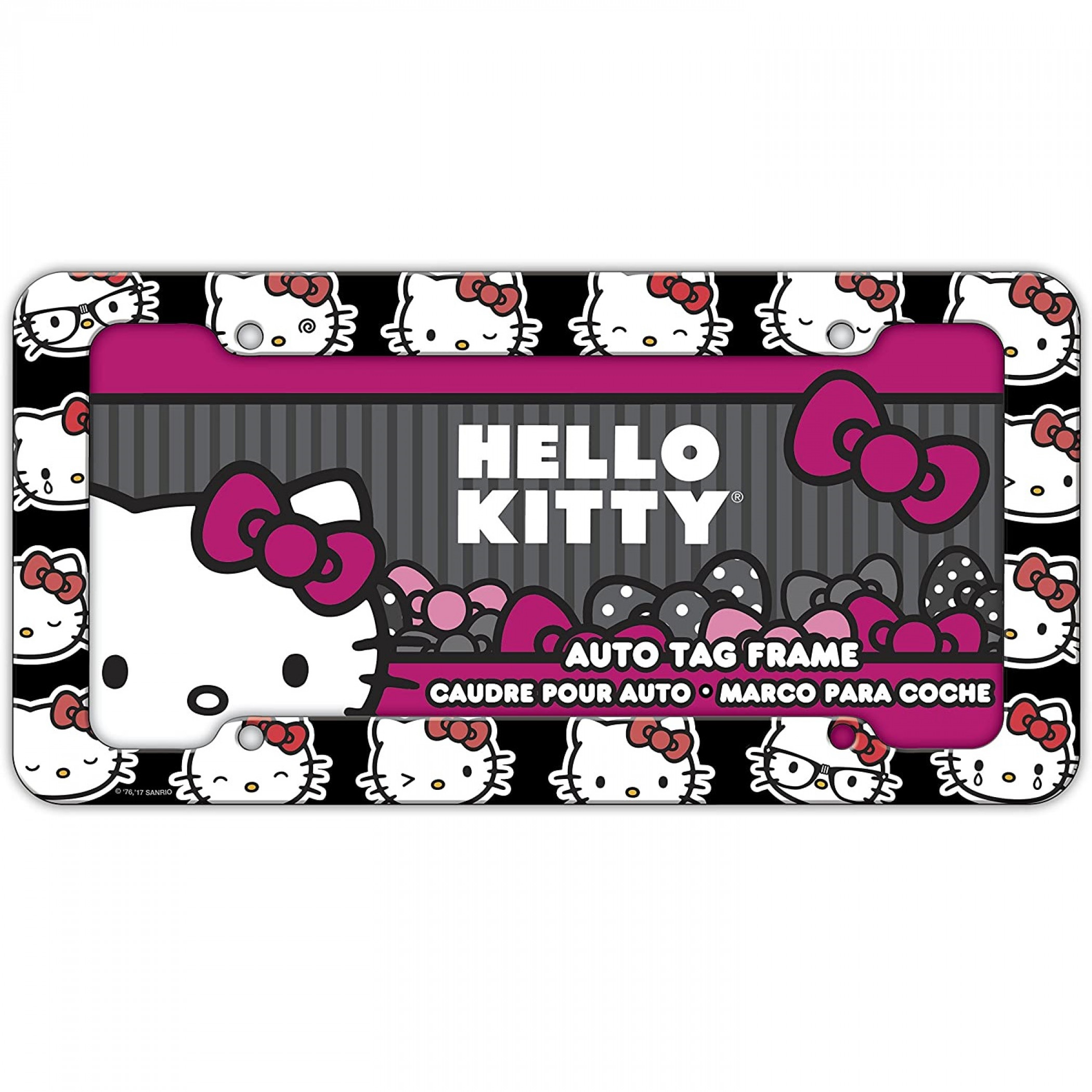 Hello Kitty Character License Plate Frame