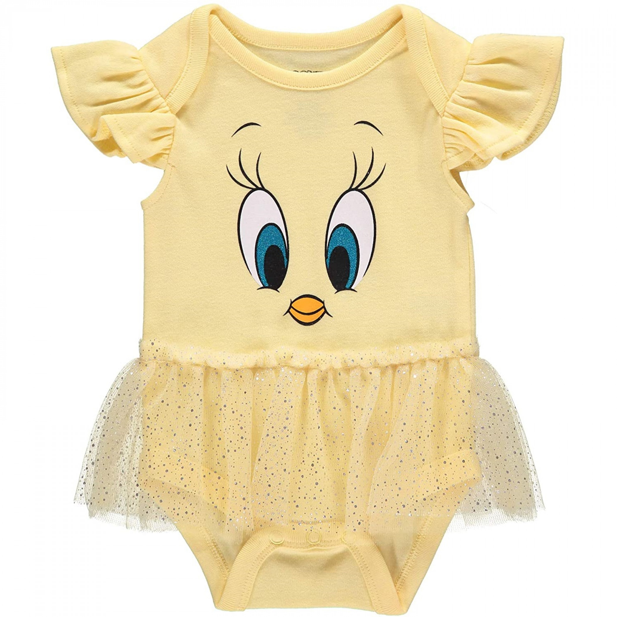 Tweety Bird Looney Tunes Snapsuit with Faux Skirt